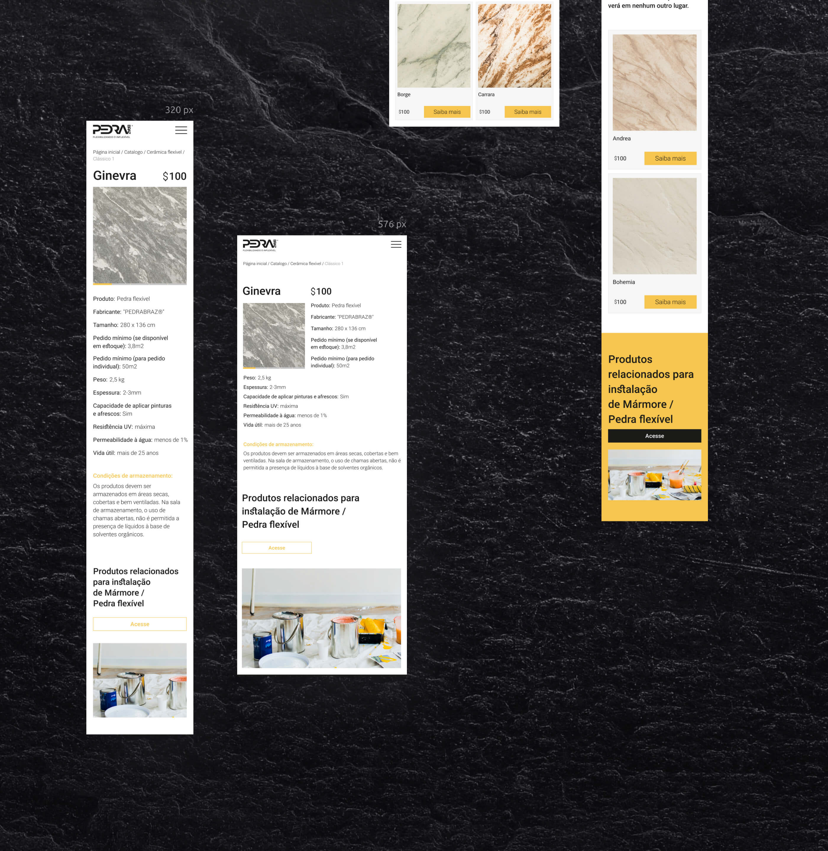 Website for new finishing material — Изображение №11 — Интерфейсы на Dprofile