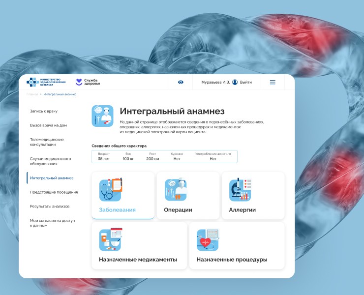 Медицинские порталы (сайты) — Интерфейсы на Dprofile