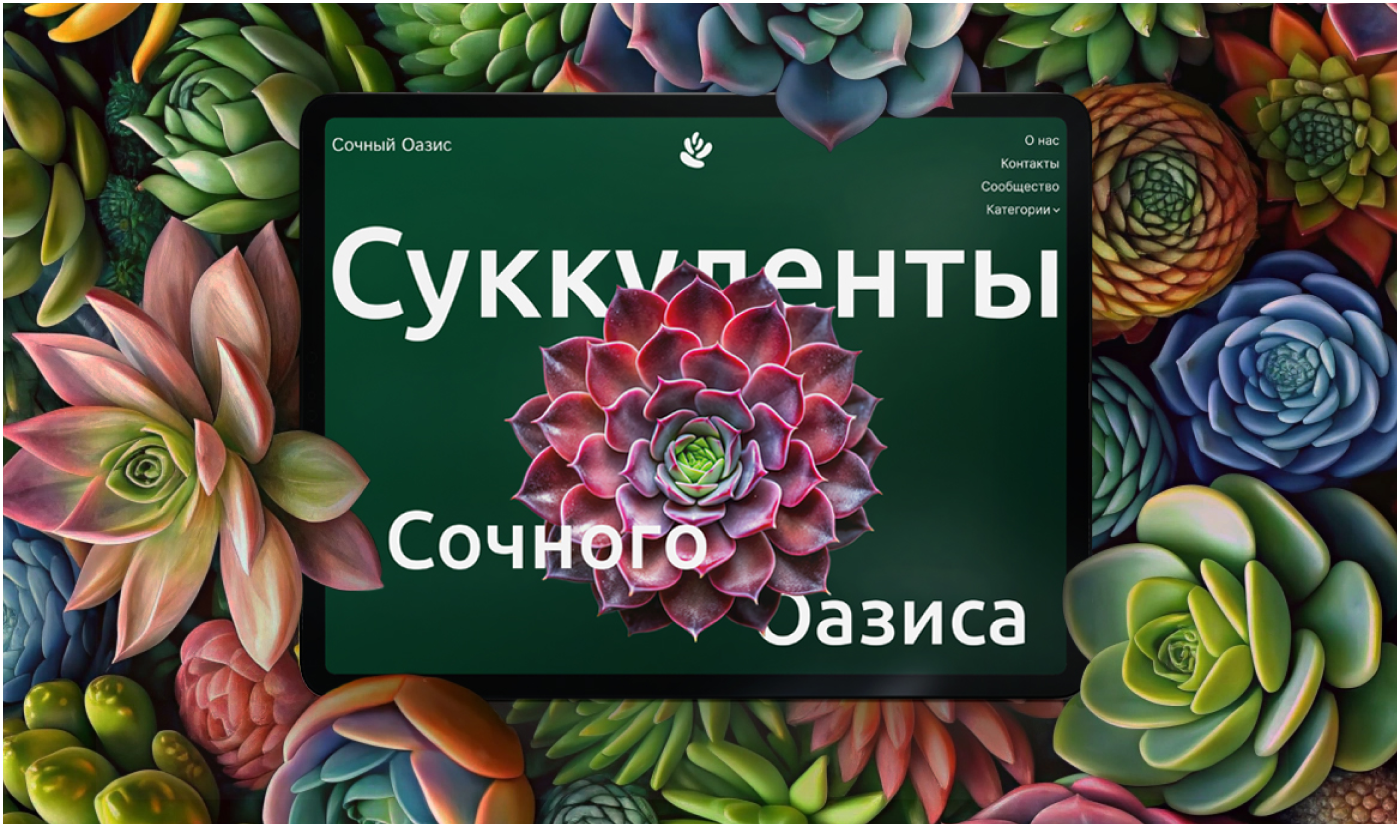 Сочный Оазис | Дизайн сайта — Изображение №10 — Интерфейсы на Dprofile