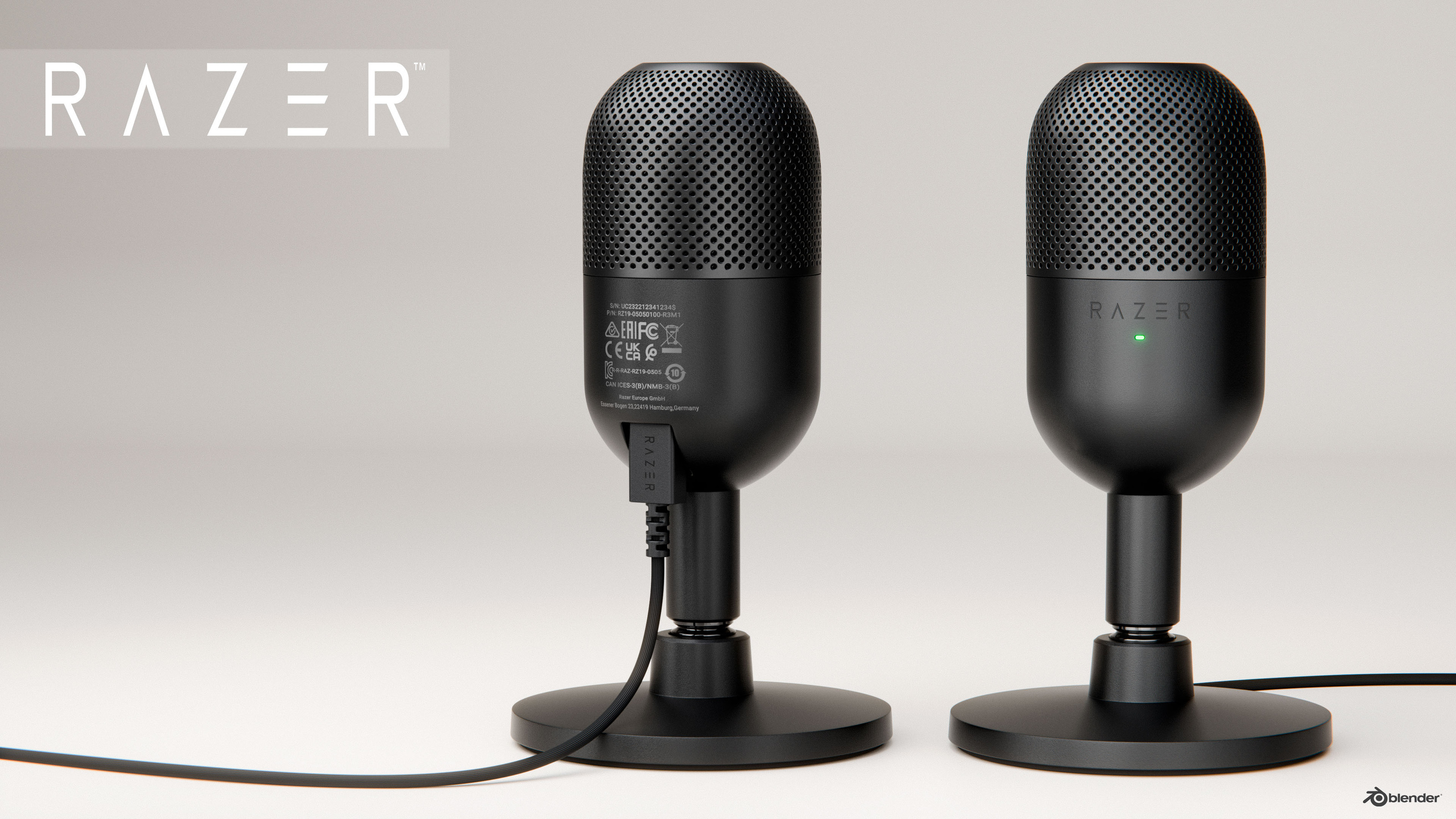 Razer Seiren V3 Mini — Изображение №2 — Графика, 3D на Dprofile