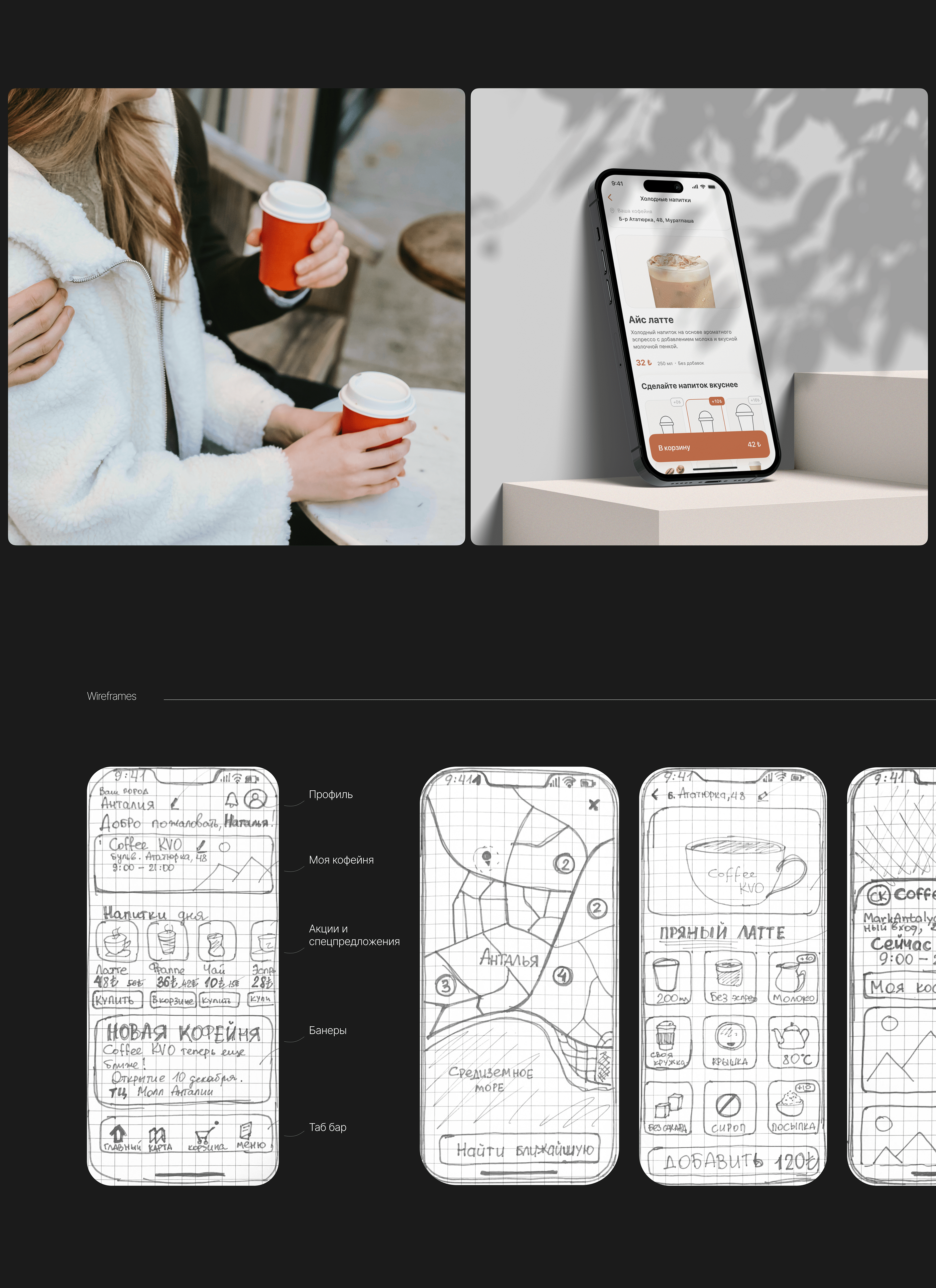 Coffee2Go – агрегатор кофеен | Mobile App — Изображение №4 — Интерфейсы на Dprofile