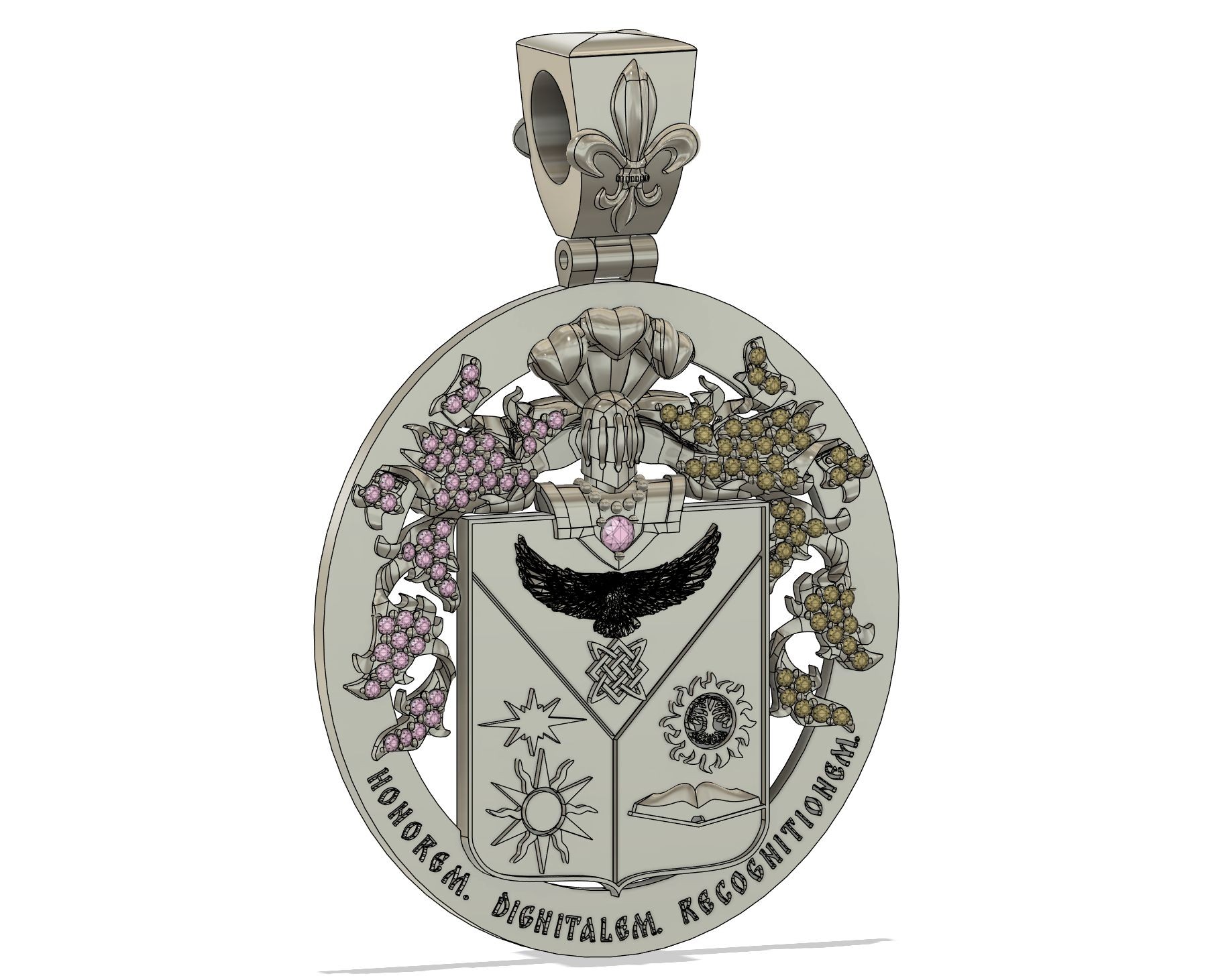 Фамильный герб-медальон — Графика, 3D, Промдизайн на Dprofile