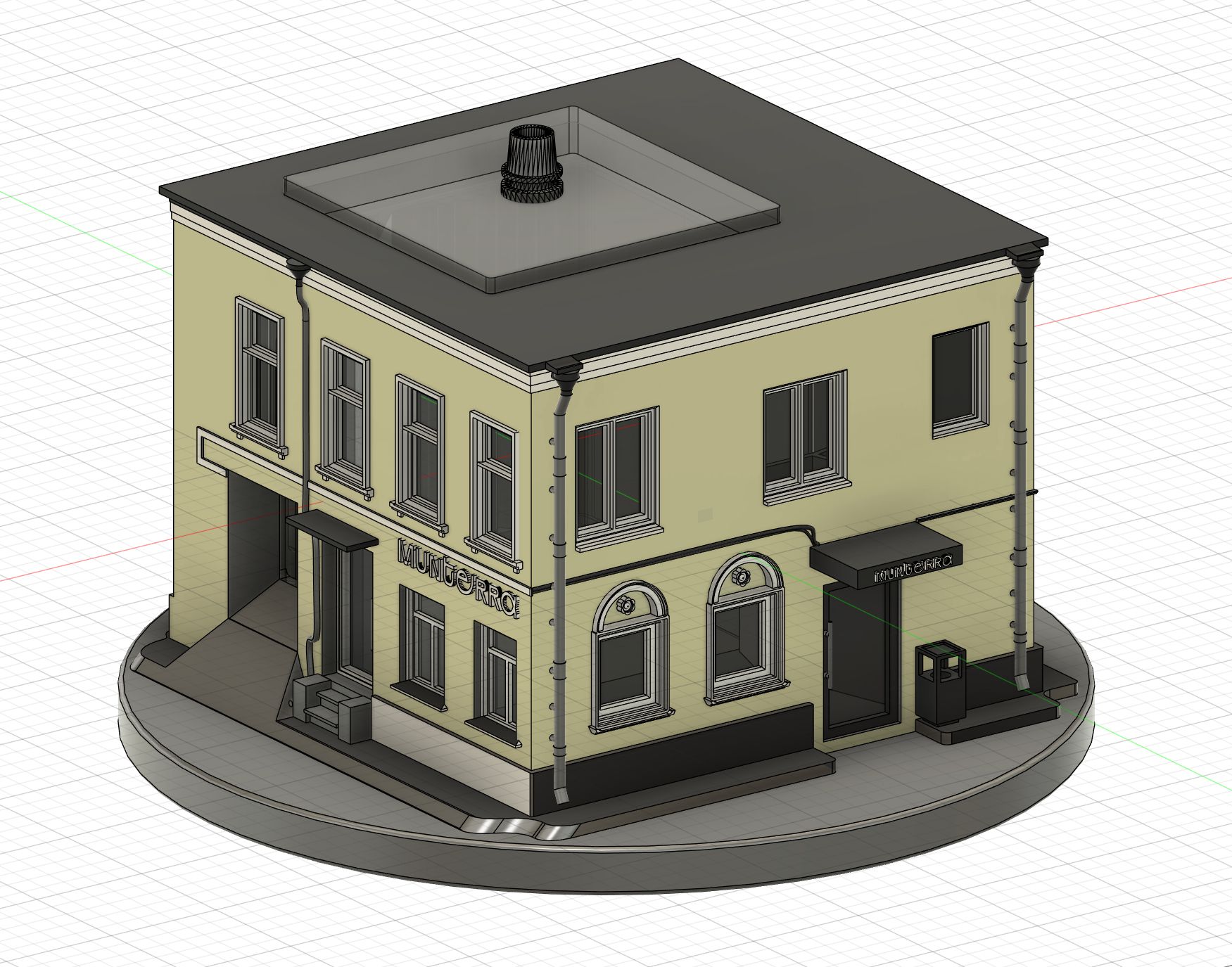 Макет-чехол здания с детализацией — Изображение №4 — Брендинг, 3D, Промдизайн на Dprofile