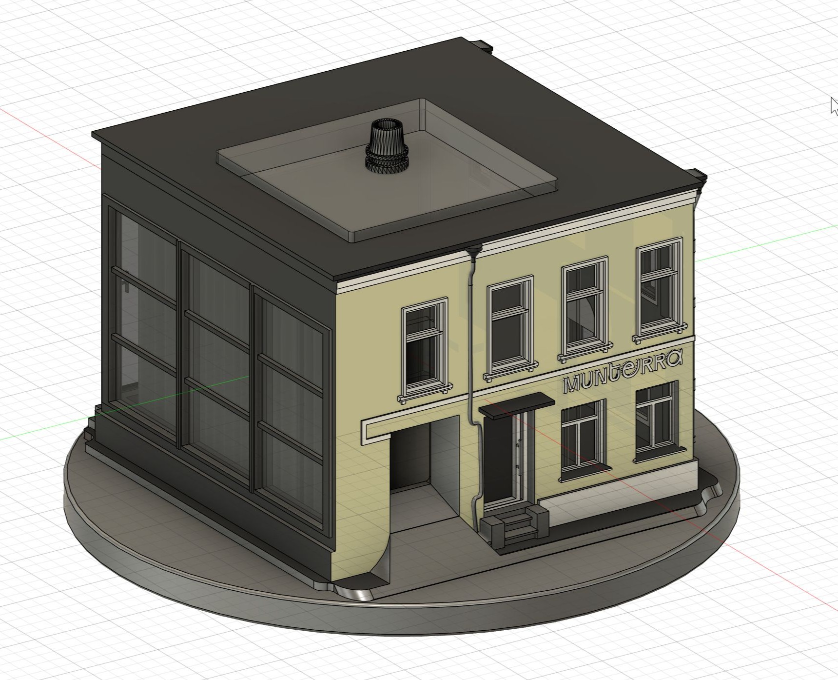 Макет-чехол здания с детализацией — Брендинг, 3D, Промдизайн на Dprofile