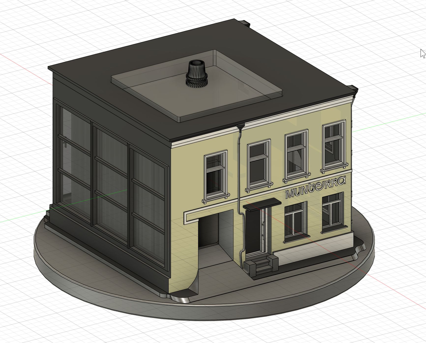 Макет-чехол здания с детализацией — Изображение №1 — Брендинг, 3D, Промдизайн на Dprofile