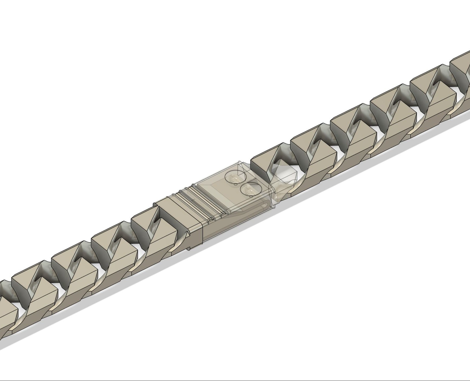 Серебряная цепь с замком-коробкой — Графика, 3D, Промдизайн на Dprofile