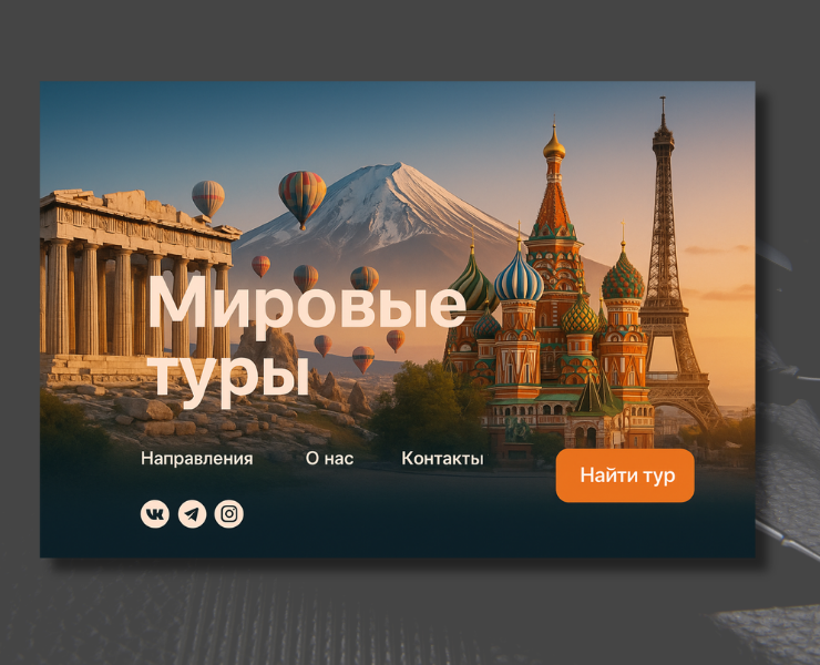 Шапки сайта для декстоп — Изображение №3 — Графика на Dprofile