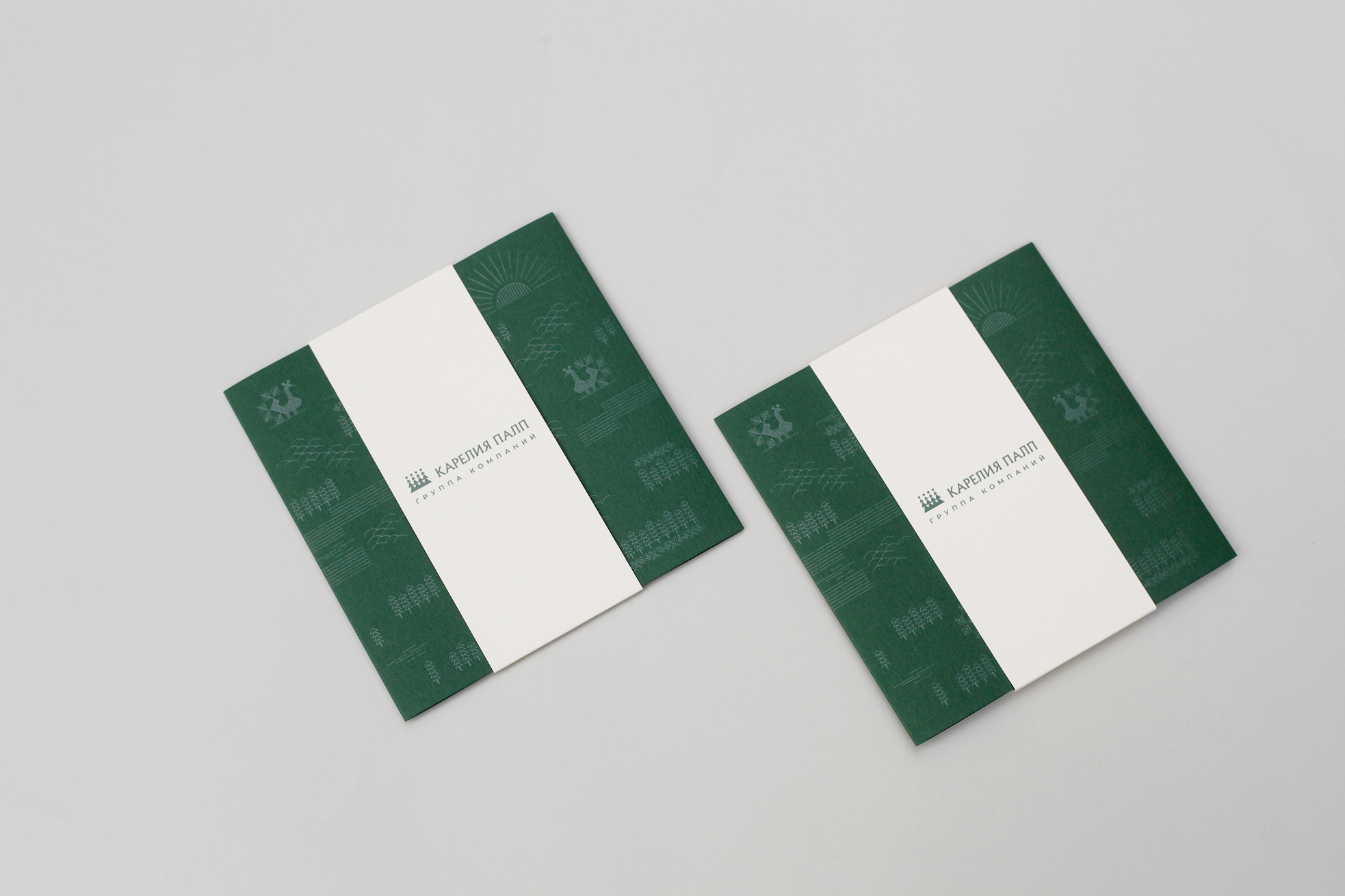 Открытка для группы компаний «Карелия Палп» — Изображение №4 — Брендинг, Графика на Dprofile