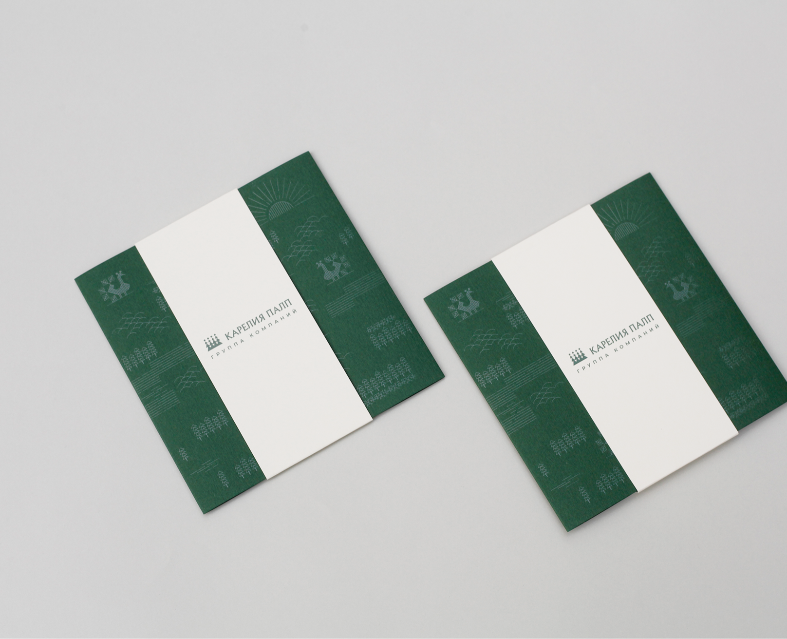 Открытка для группы компаний «Карелия Палп» — Брендинг, Графика на Dprofile