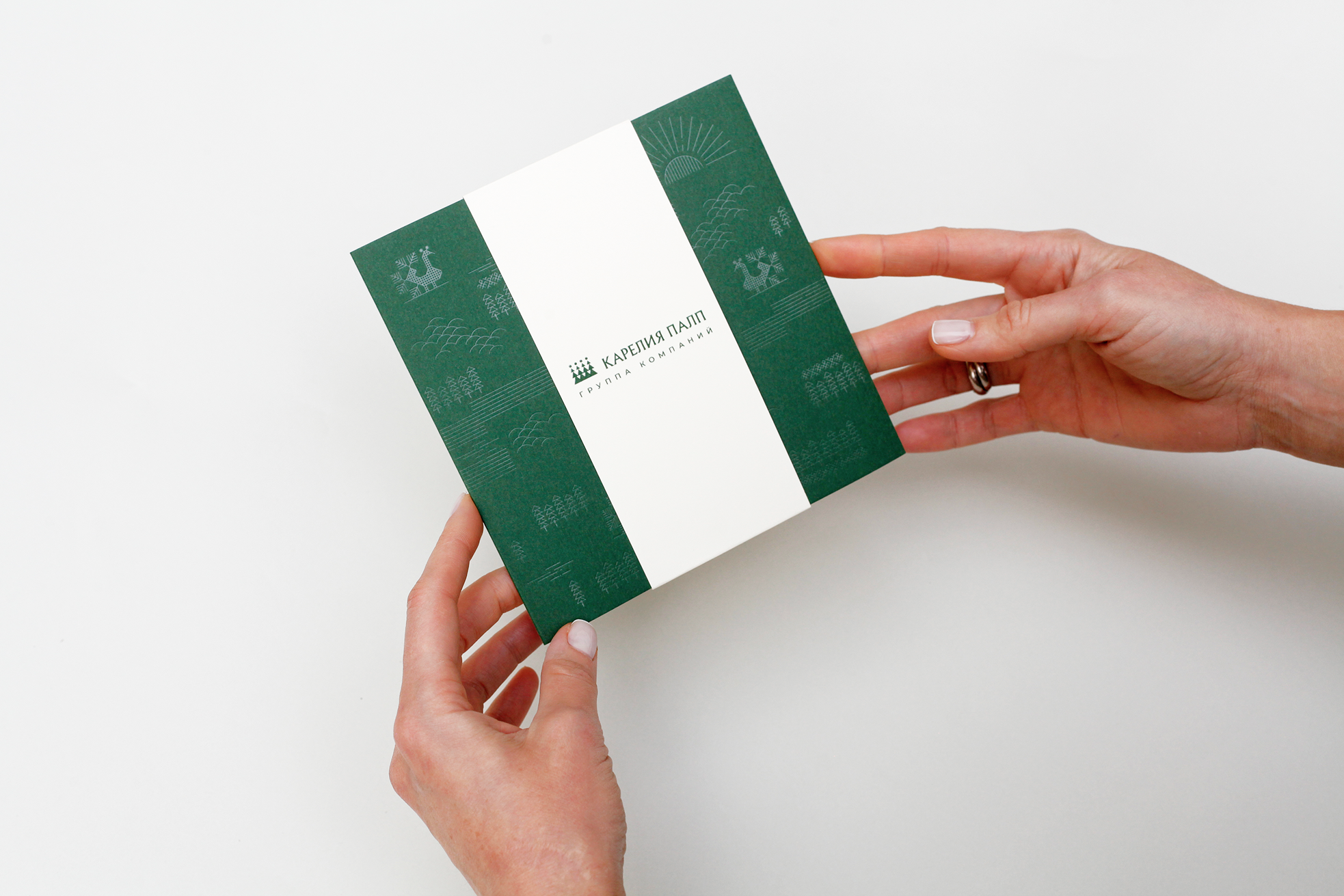 Открытка для группы компаний «Карелия Палп» — Изображение №1 — Брендинг, Графика на Dprofile