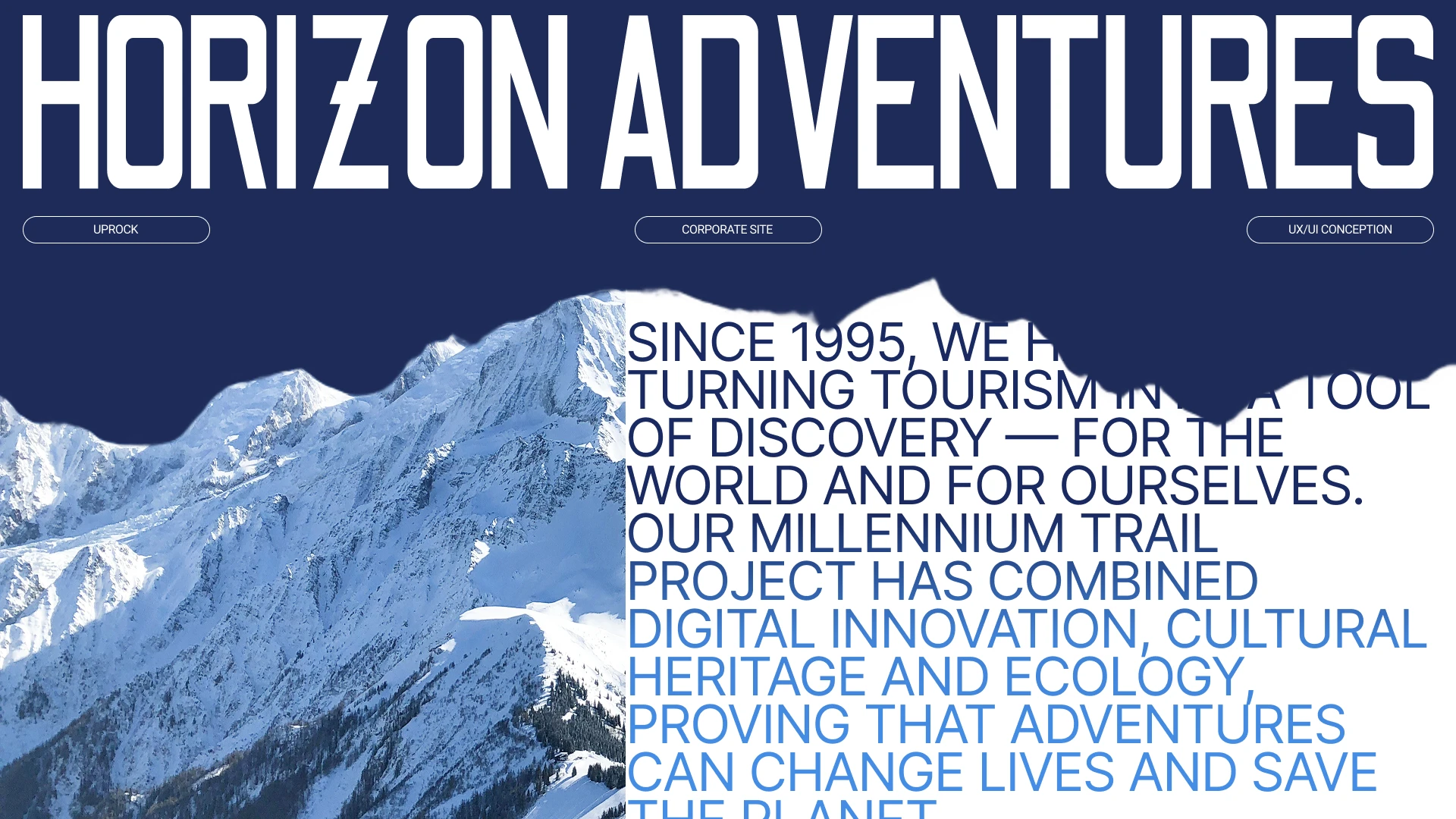 Horizon Adventures | Corporate Website — Изображение №1 — Интерфейсы на Dprofile
