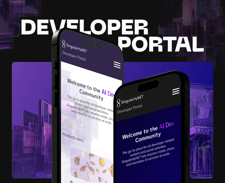 DevPortal Web 3.0 — UX/UI Redesign for SingularityNET — Интерфейсы на Dprofile