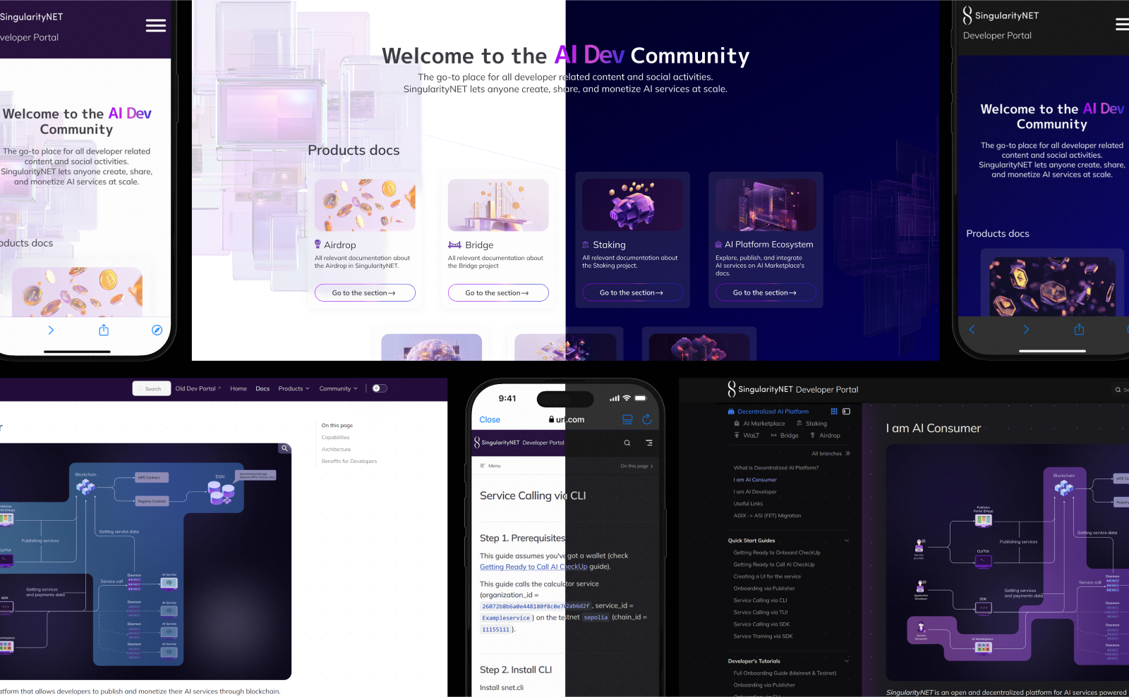 DevPortal Web 3.0 — UX/UI Redesign for SingularityNET — Изображение №5 — Интерфейсы на Dprofile