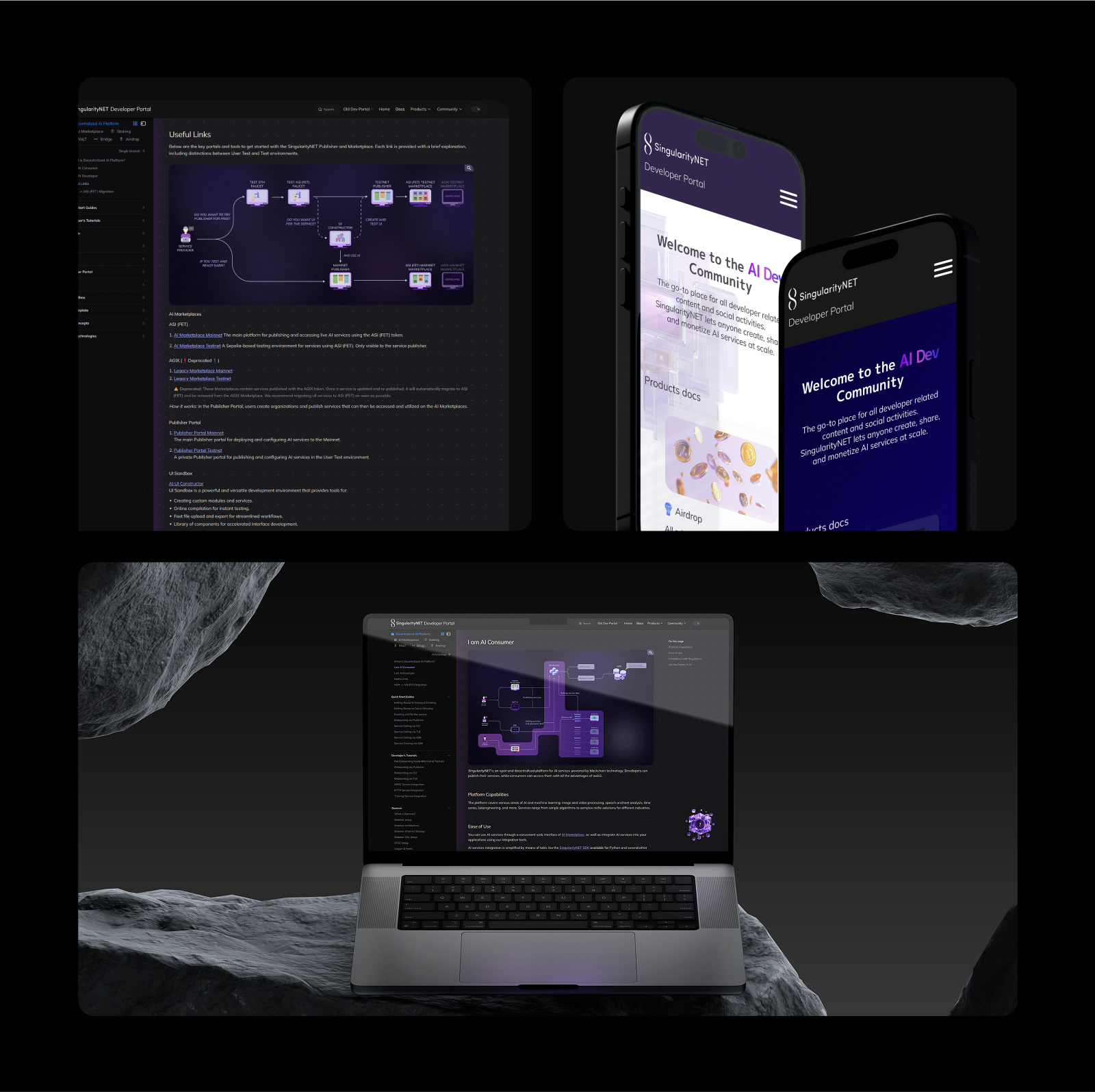 DevPortal Web 3.0 — UX/UI Redesign for SingularityNET — Изображение №10 — Интерфейсы на Dprofile
