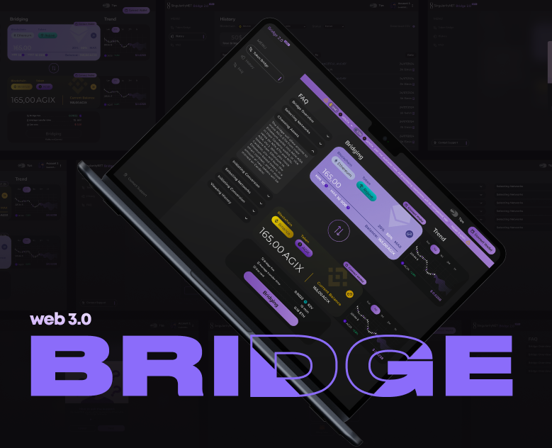 Bridge Web 3.0 Redesign — AI-Powered Cross-chain Portal — Интерфейсы на Dprofile