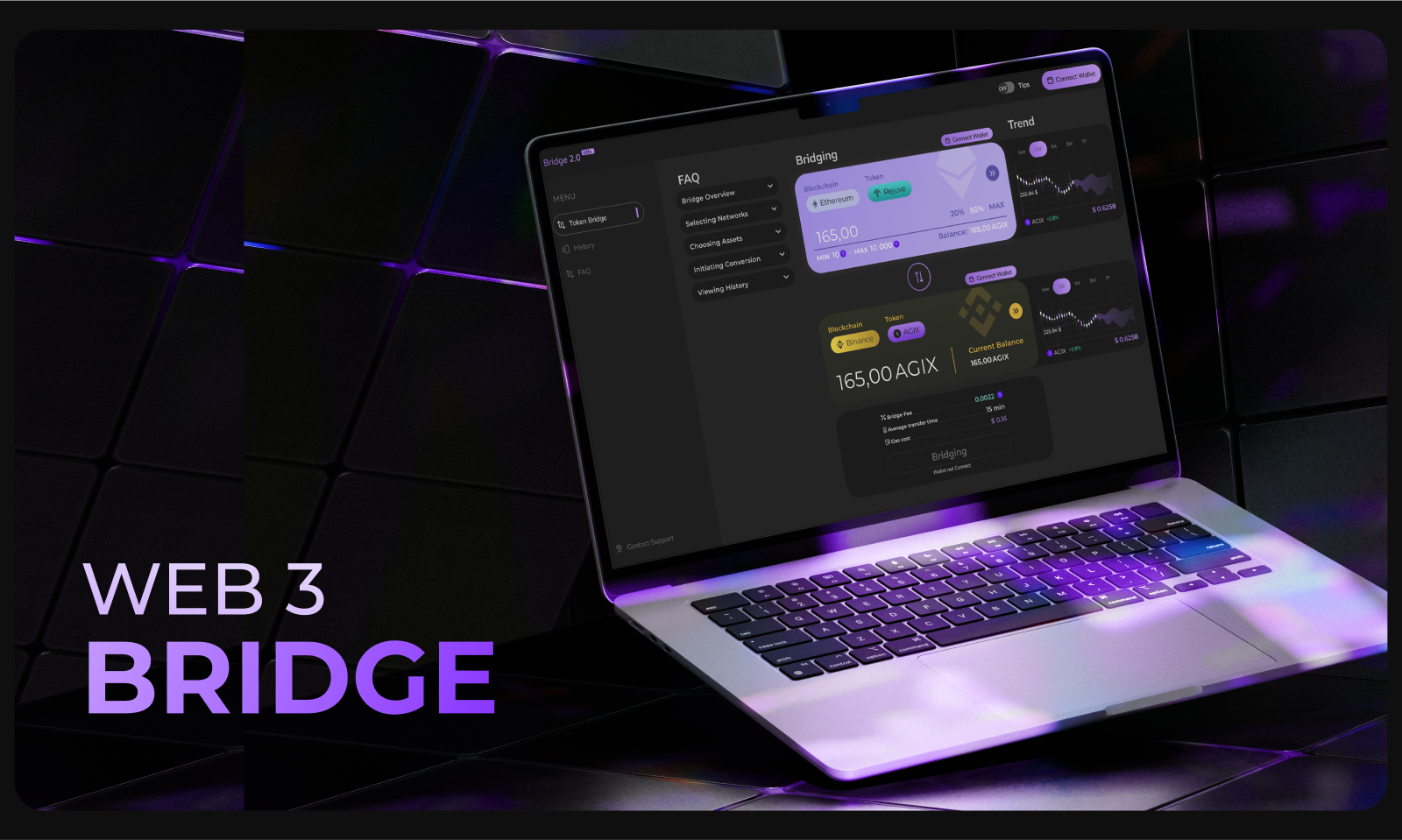 Bridge Web 3.0 Redesign — AI-Powered Cross-chain Portal — Изображение №1 — Интерфейсы на Dprofile