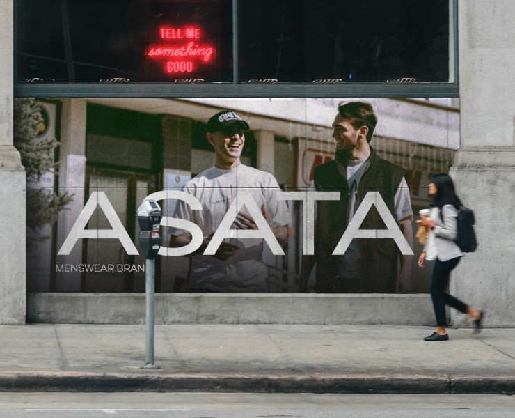 Айдентика бренда мужской одежды ASATA — Брендинг на Dprofile