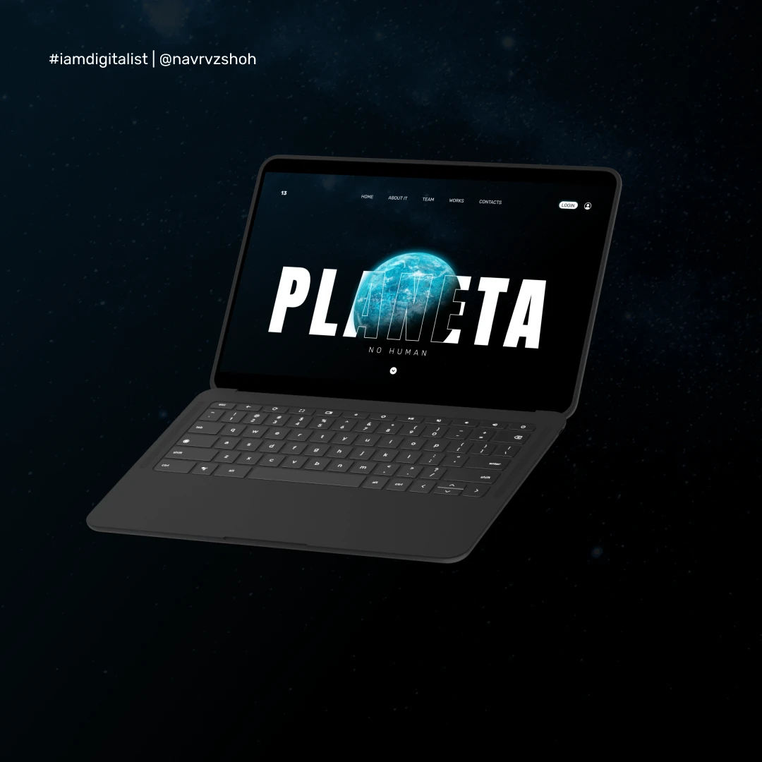 PLANETA — Анимационный Hero Screen для Digital Agency — Изображение №3 — Интерфейсы на Dprofile