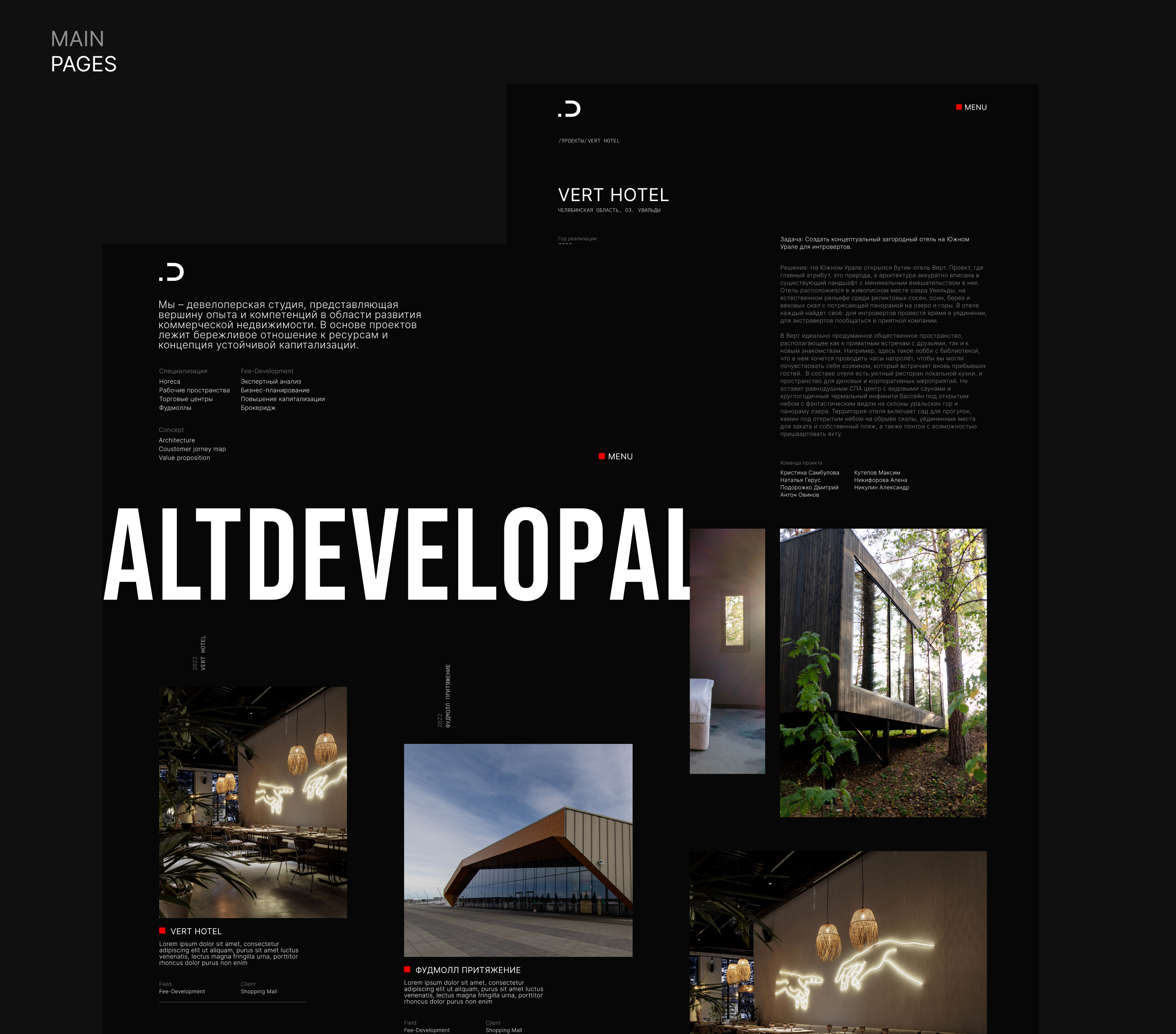 Altdevelopment | Редизайн сайта | Тильда — Изображение №2 — Интерфейсы, Анимация на Dprofile