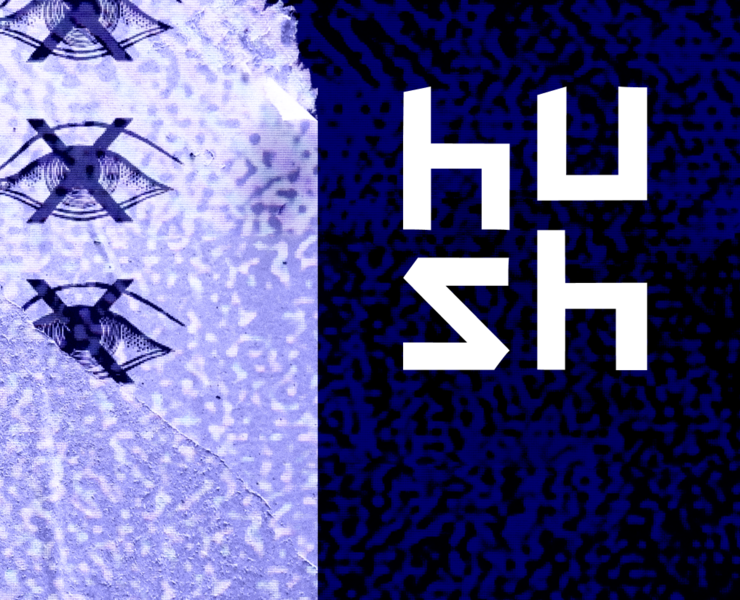 identity for the HUSH brand — Брендинг, Графика на Dprofile
