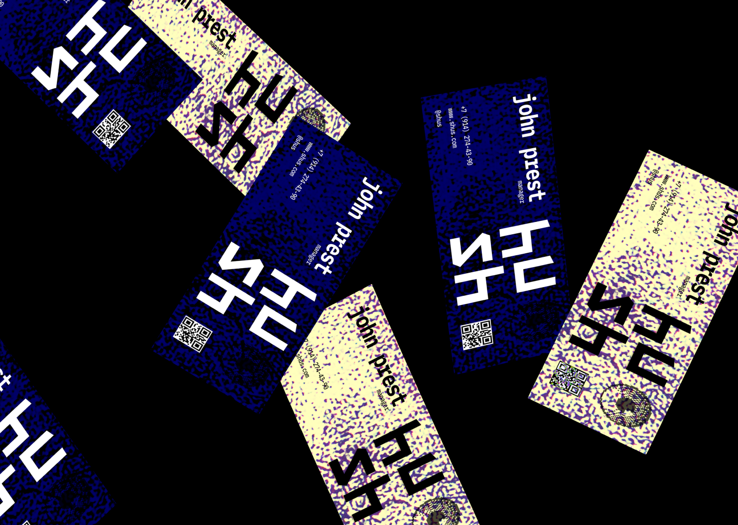 identity for the HUSH brand — Изображение №6 — Брендинг, Графика на Dprofile