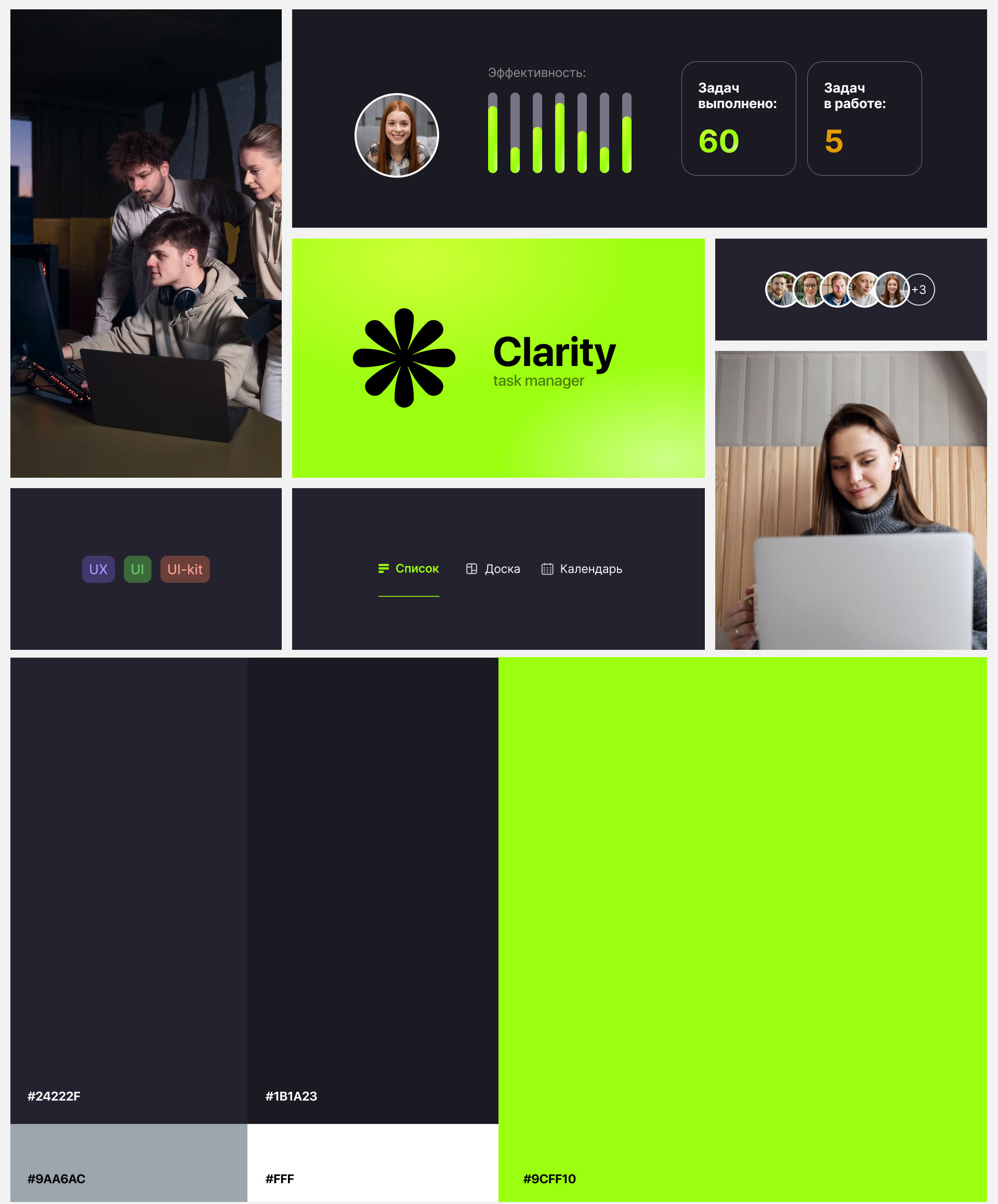 Clarity - task manager — Изображение №9 — Интерфейсы на Dprofile