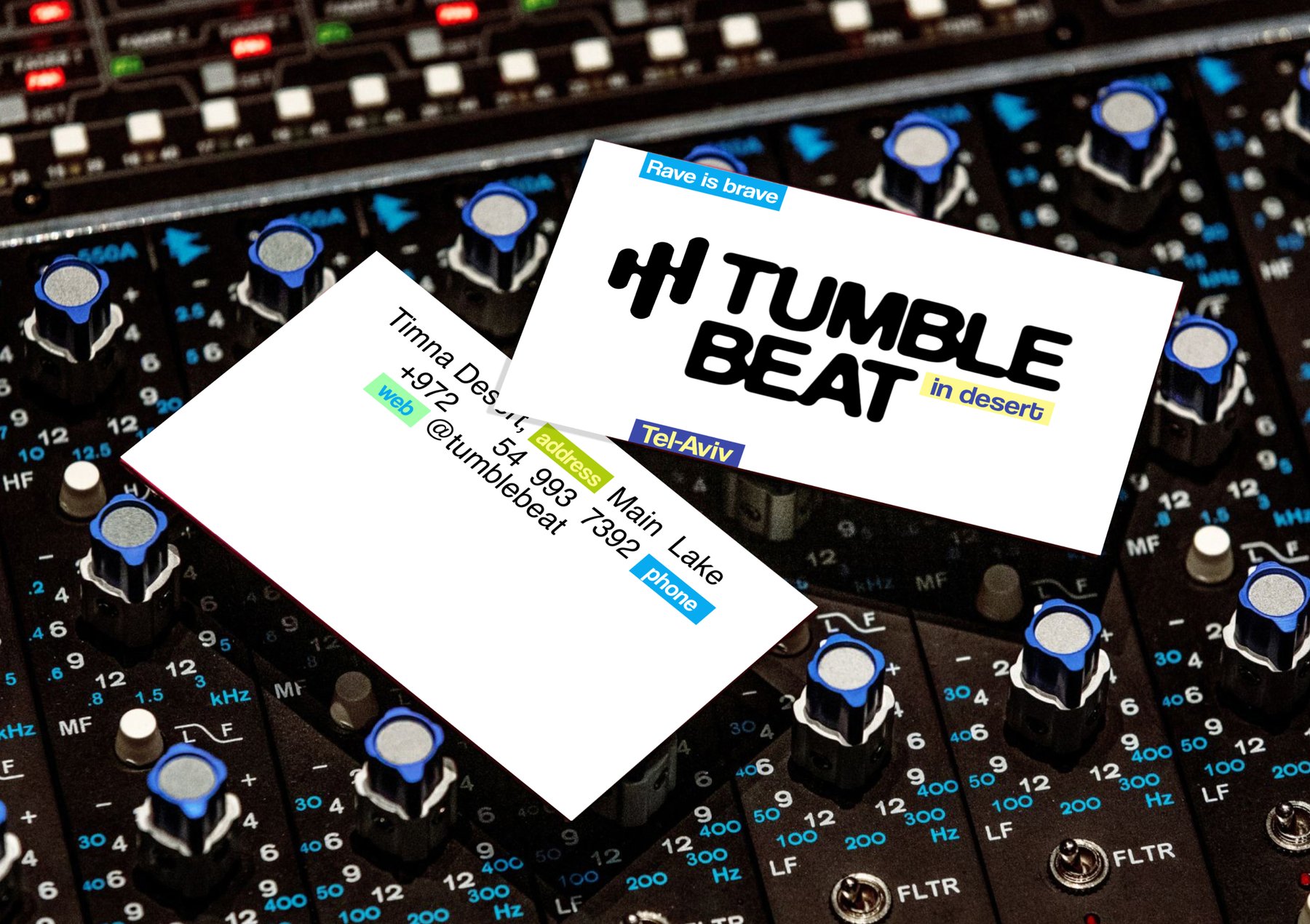 Tumblebeat — алгорейв-фестиваль в пустыне — Изображение №2 — Брендинг на Dprofile