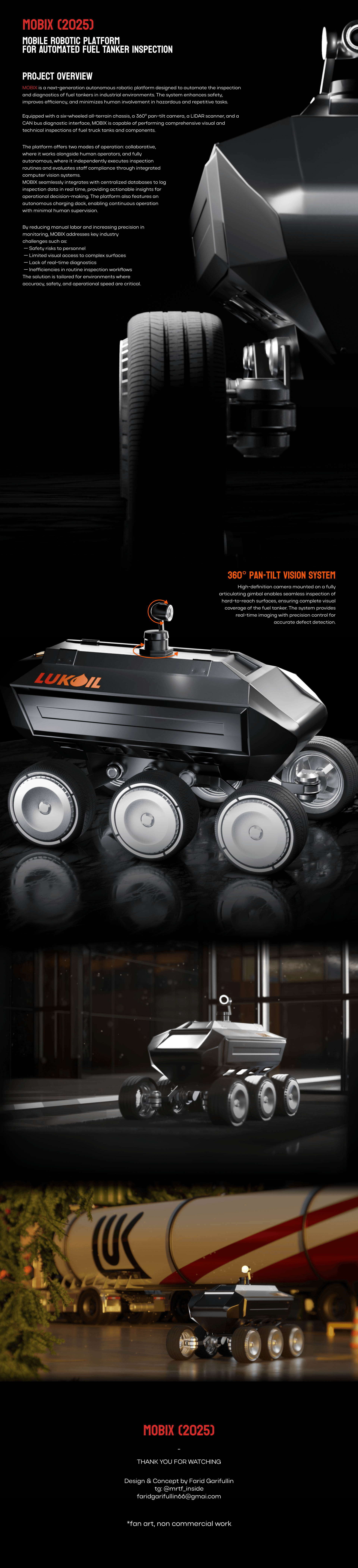 MOBIX (2025) - Mobile autonomus robot — Изображение №2 — 3D, Анимация на Dprofile