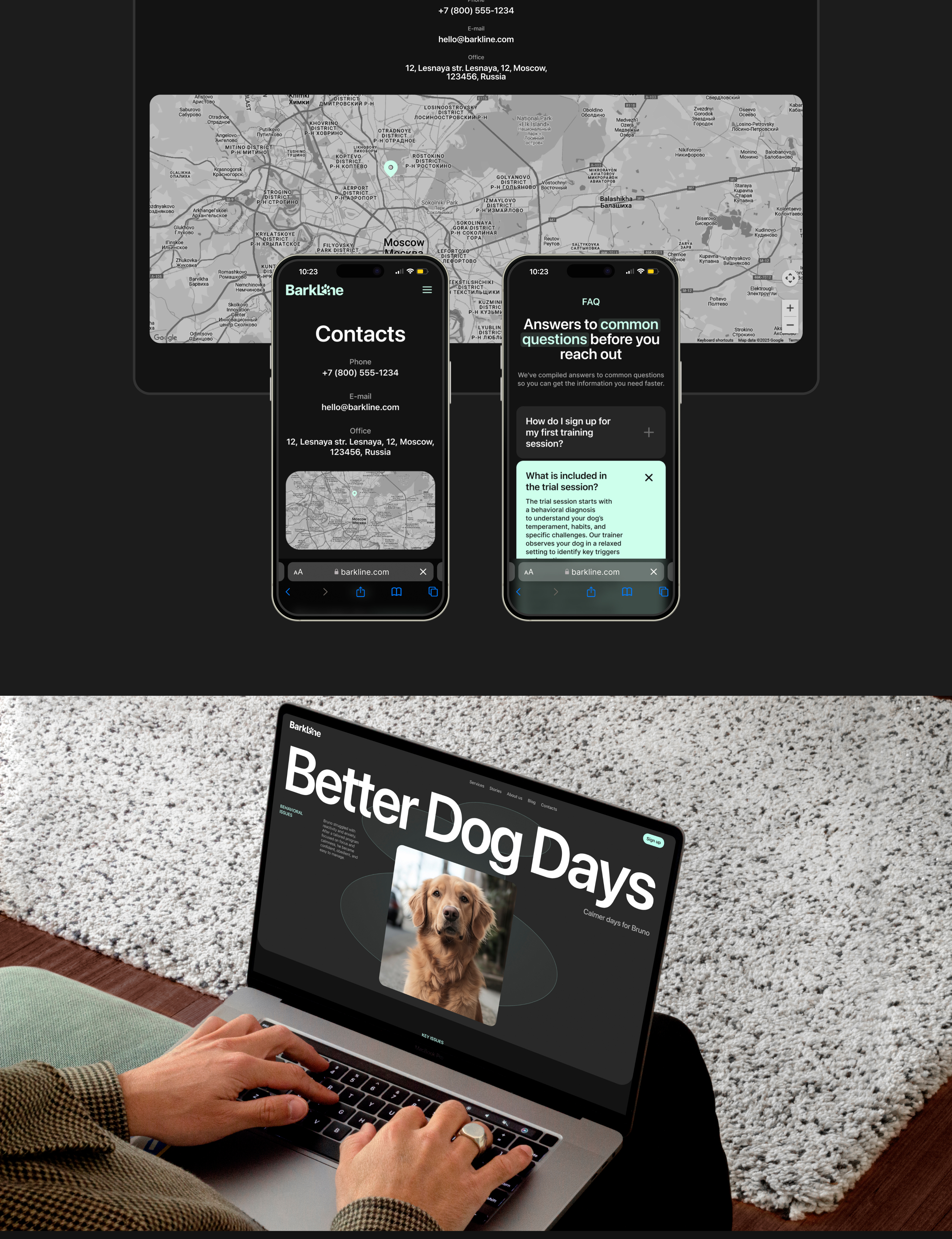 BarkLine: сайт по дрессировке собак — Изображение №16 — Интерфейсы на Dprofile