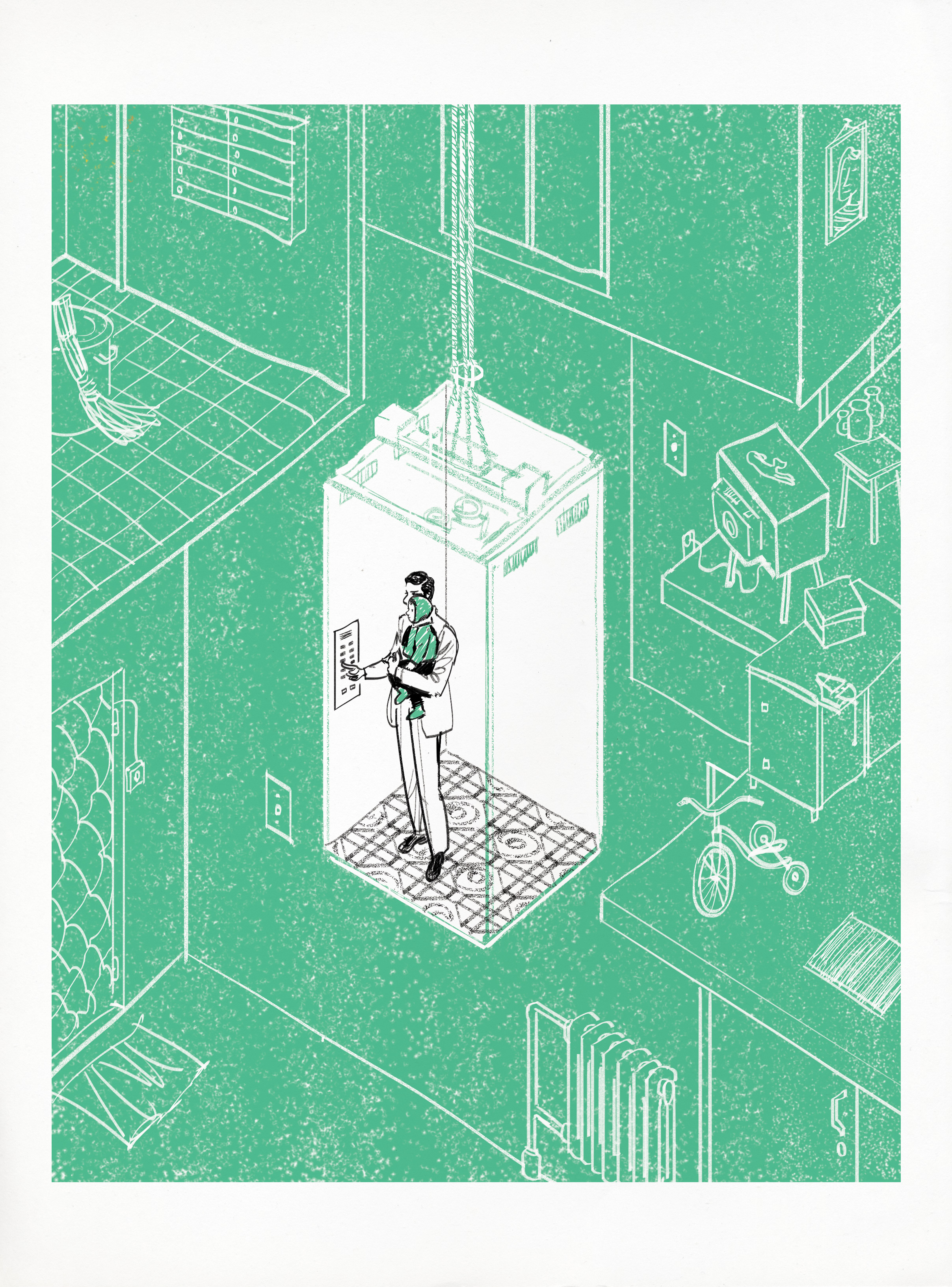 "Открытие лифта" в Лучик6+ — Изображение №5 — Иллюстрация на Dprofile