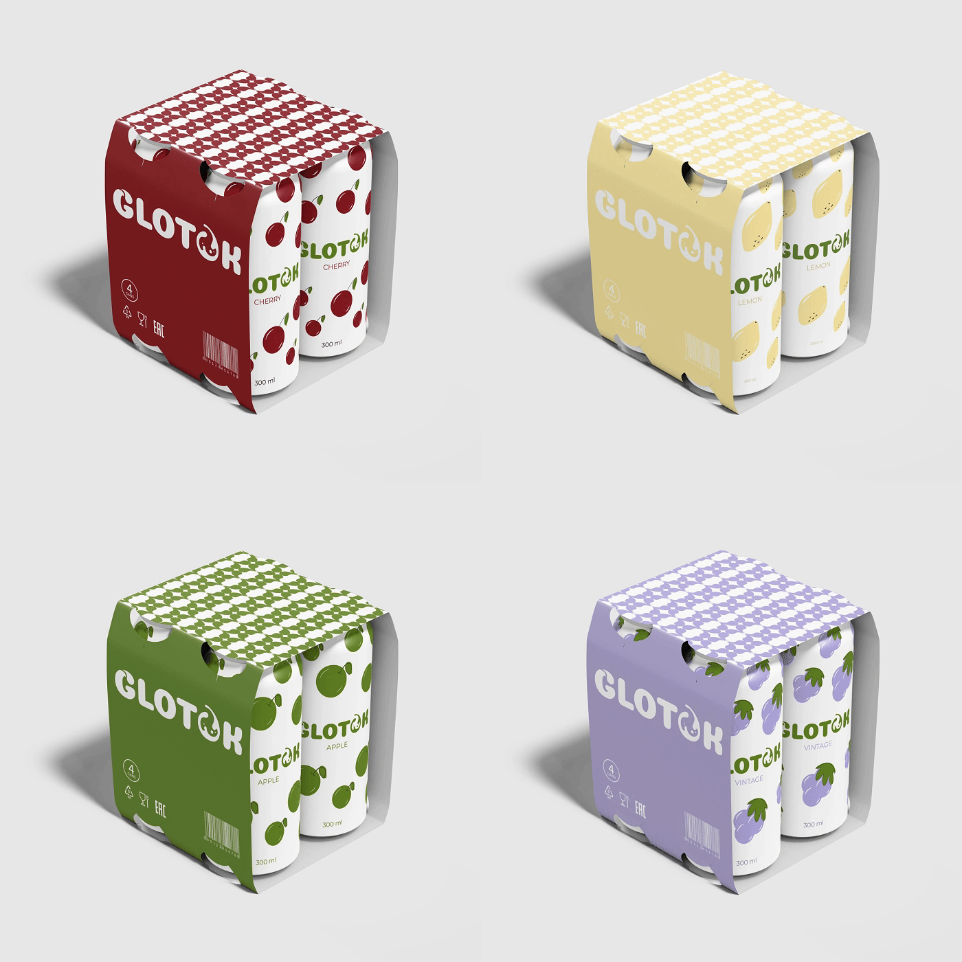 GLOTOK PACKAGING DESIGN/ДИЗАЙН УПАКОВКИ — Изображение №14 — Интерфейсы, Брендинг на Dprofile