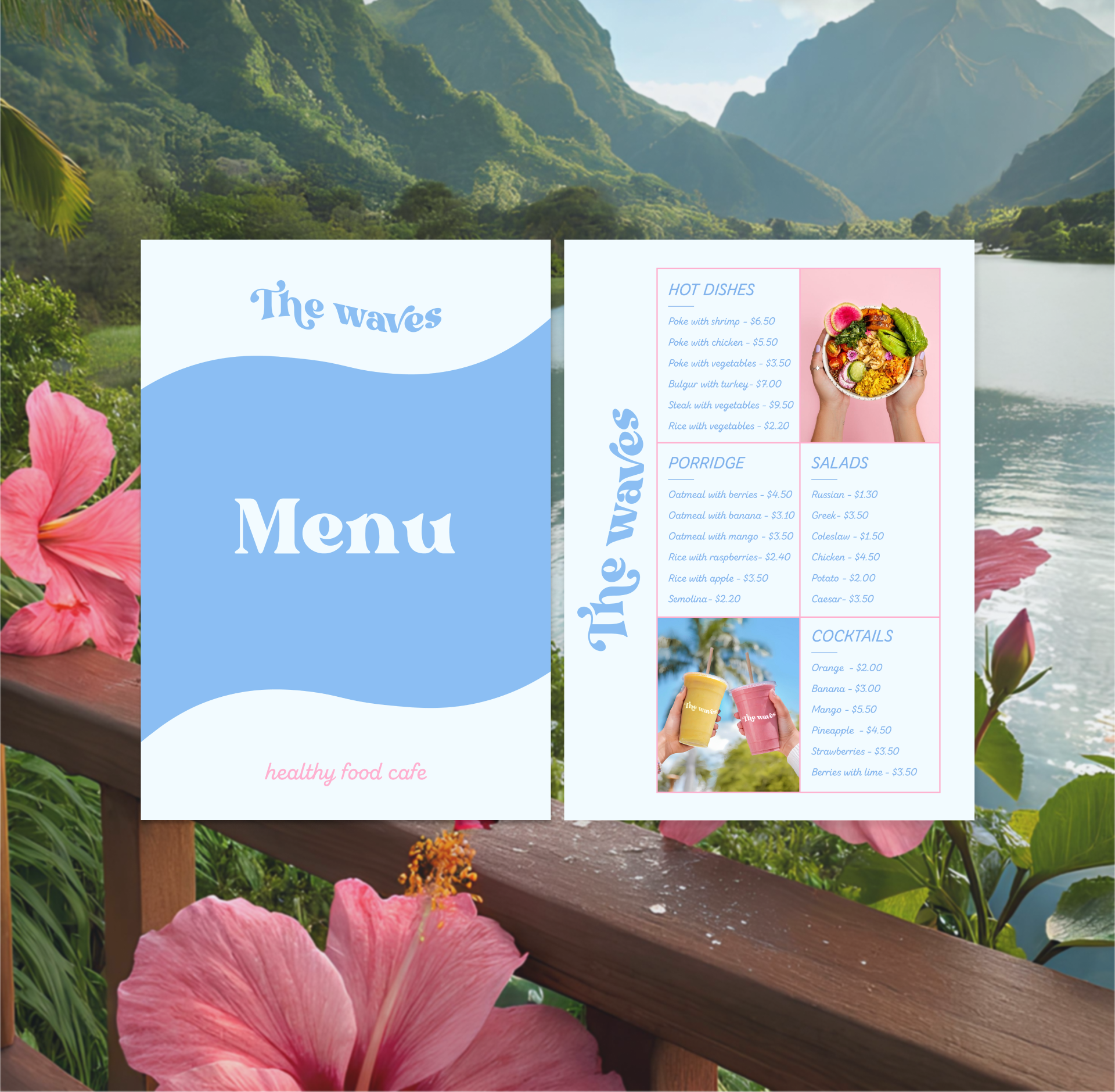 The waves | Graphic design brand identity — Изображение №5 — Брендинг на Dprofile