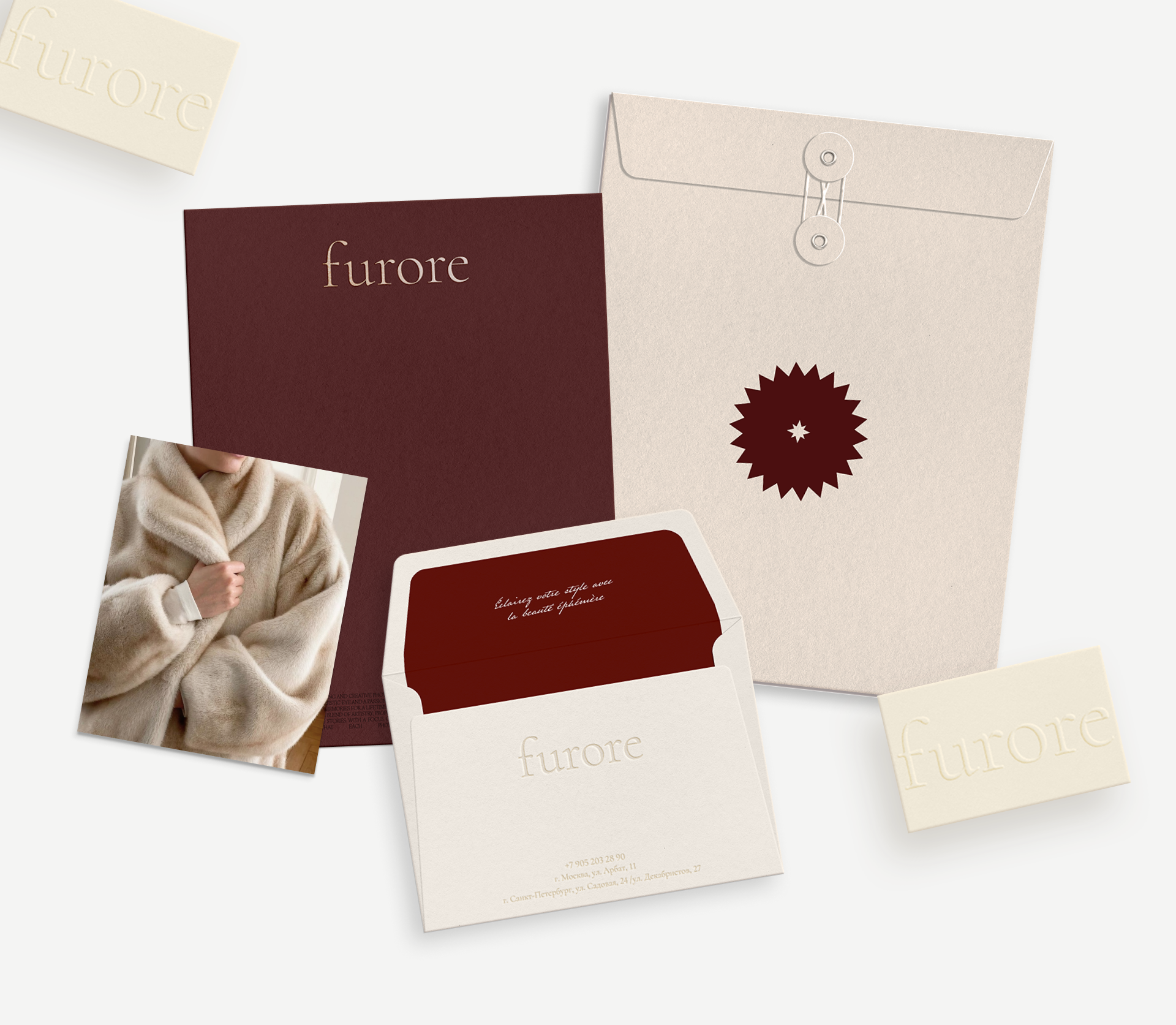 Furore eco-fur coat factory | Brand identity — Изображение №6 — Брендинг на Dprofile