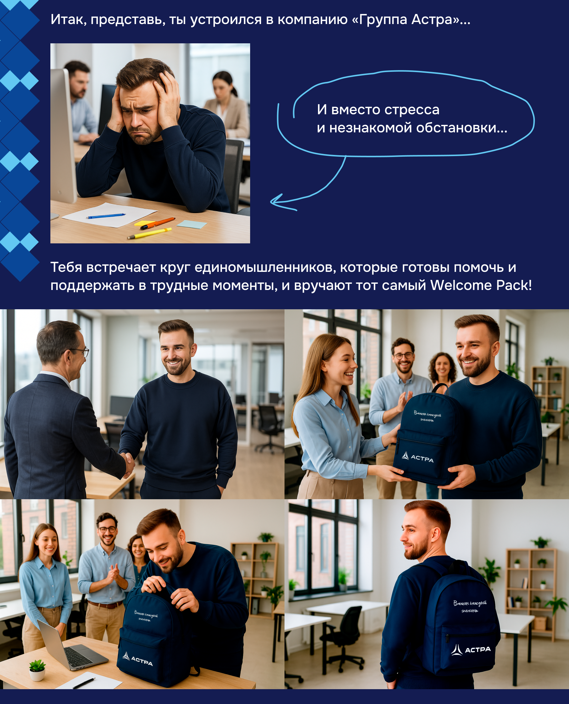 Welcome pack «Группы Астра» — Изображение №3 — Брендинг, Графика на Dprofile