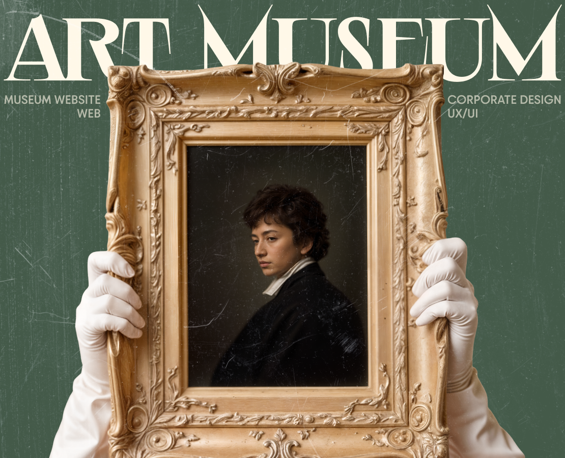 Art Museum website design — Интерфейсы на Dprofile