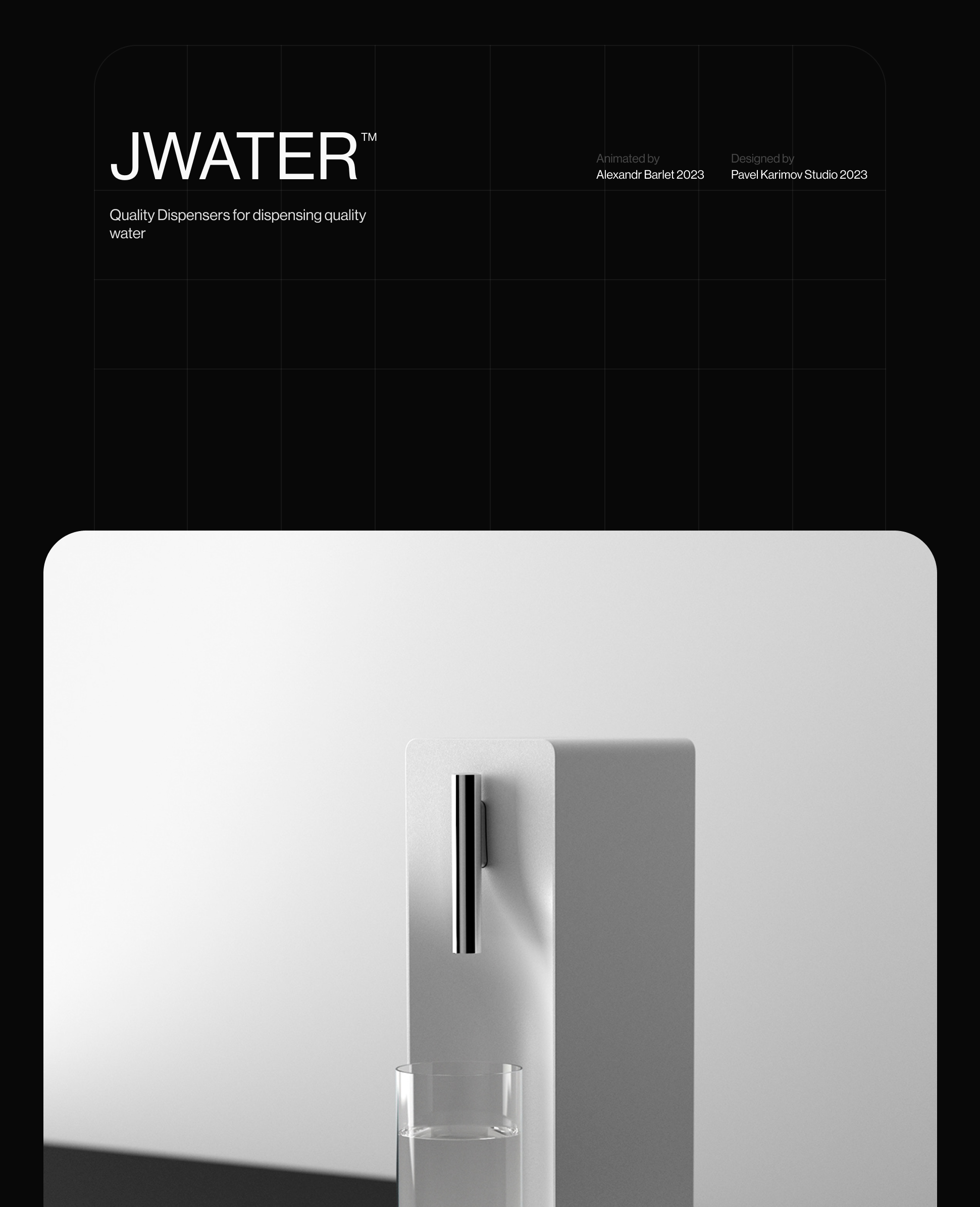 JWATER DISPENSERS website — Изображение №1 — Интерфейсы, Анимация на Dprofile