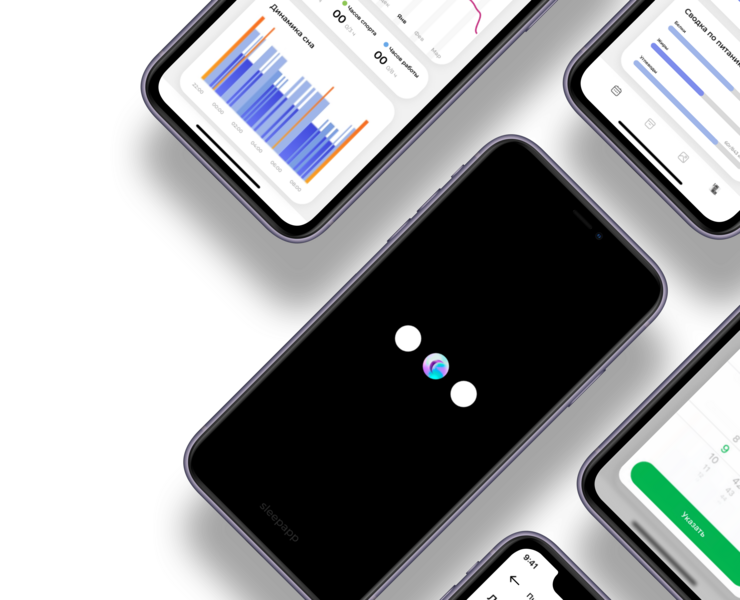 SleepApp - Mobile App — Интерфейсы, Анимация на Dprofile