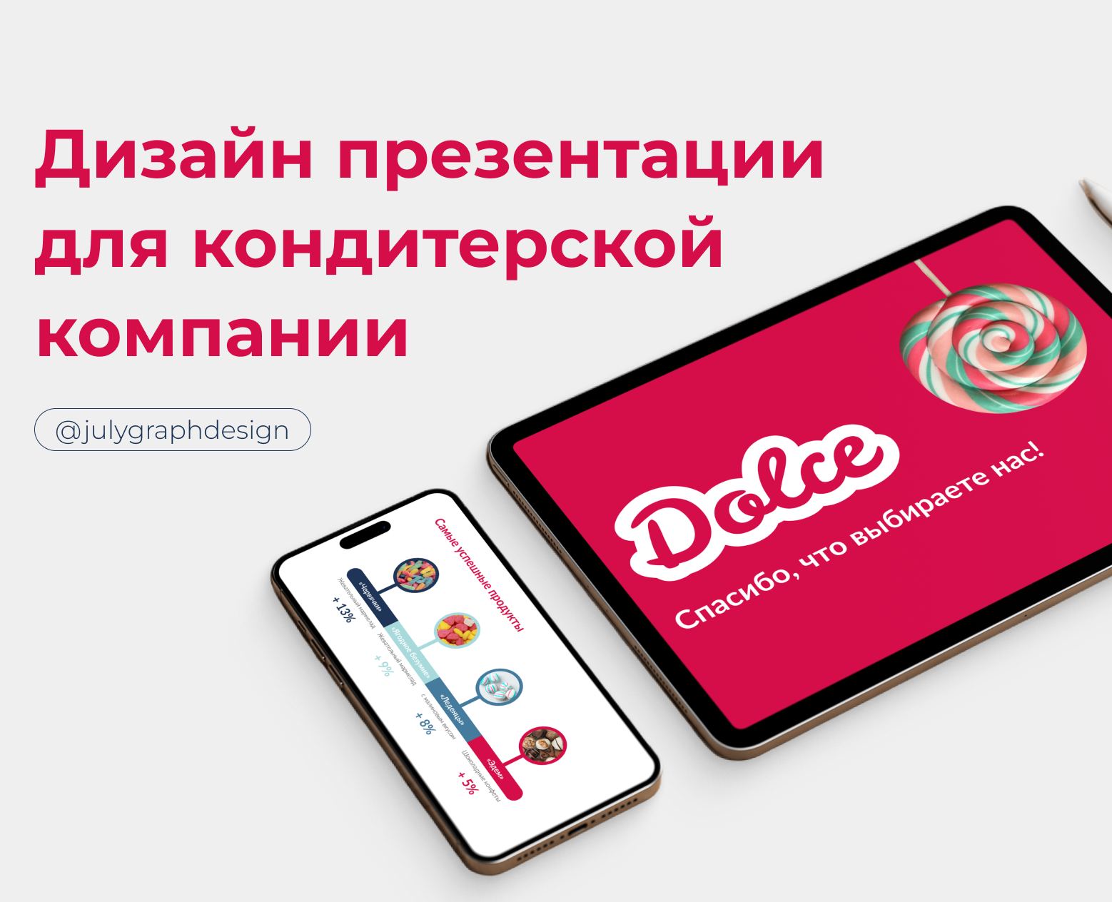 Дизайн презентации Dolce — Маркетинг на Dprofile