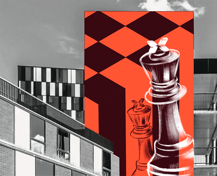 Муралы и картины для ЖК "MAX" — Иллюстрация на Dprofile