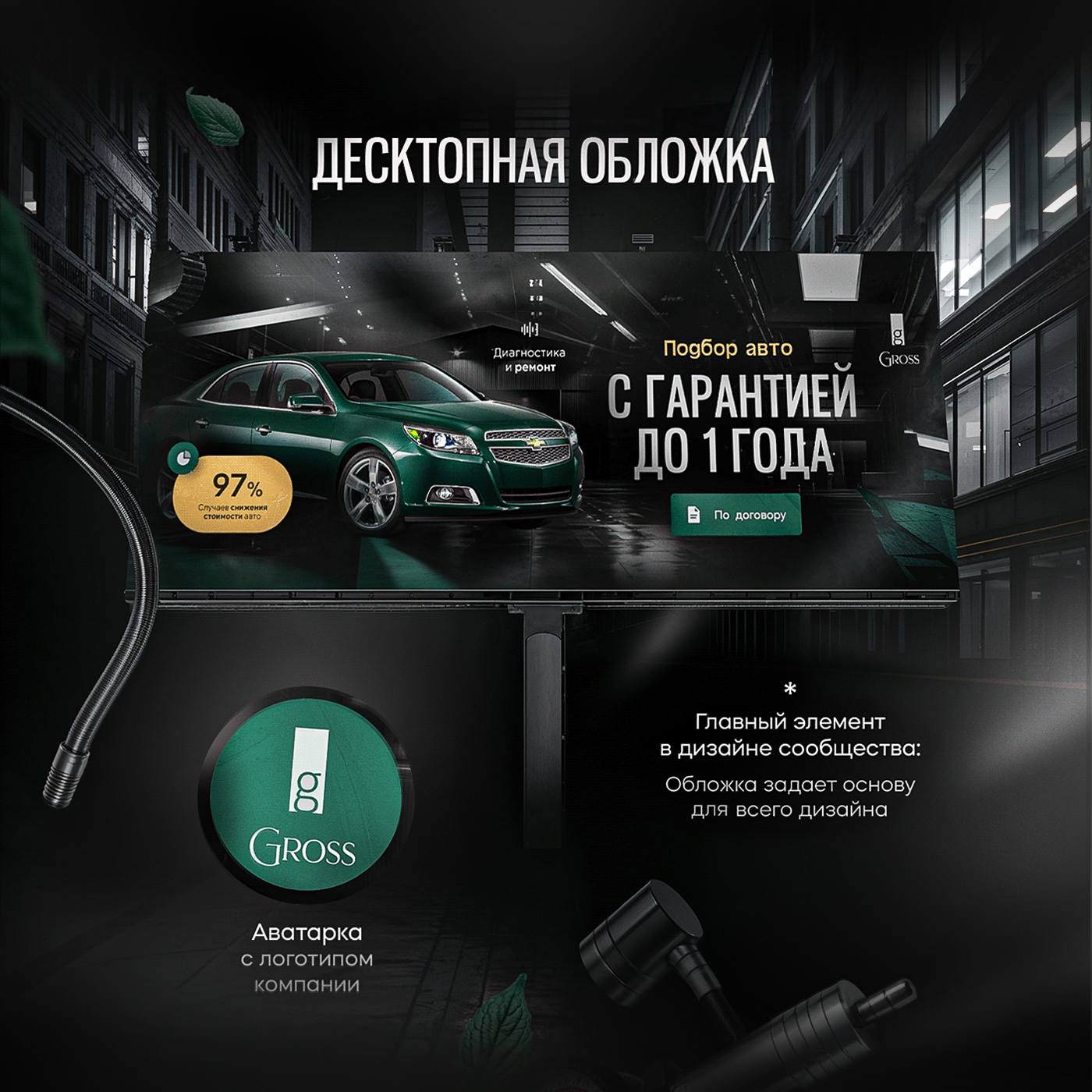 Оформление сообщества Вконтакте | Подбор Автомобилей — Изображение №3 — Маркетинг на Dprofile