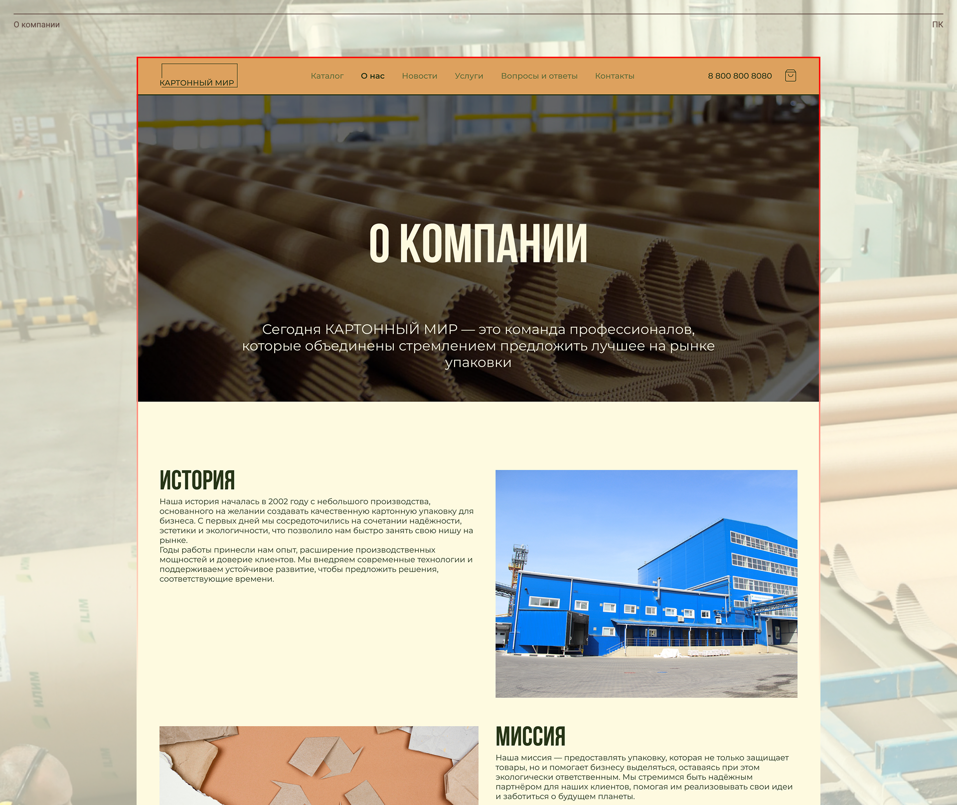 Картонный Мир | E-Commerce — Изображение №9 — Интерфейсы, Анимация на Dprofile