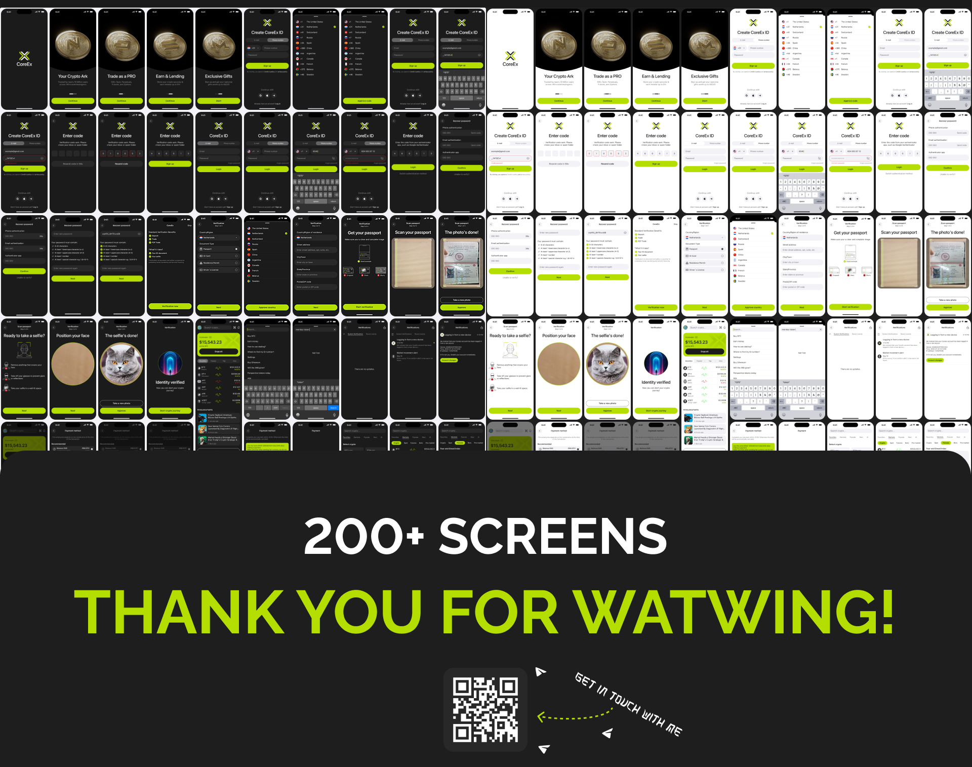 CoreEx | Crypto Exchange — Изображение №15 — Интерфейсы на Dprofile