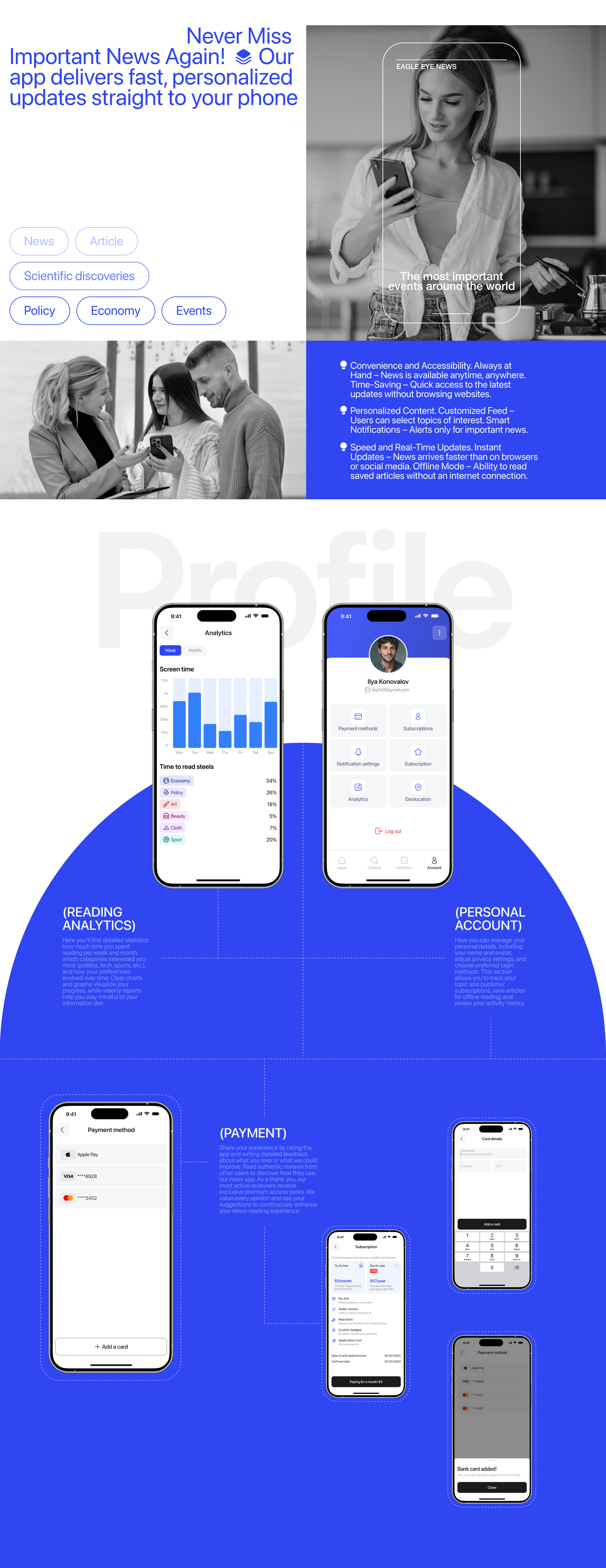 App Eagle Eye News — Изображение №6 — Интерфейсы на Dprofile