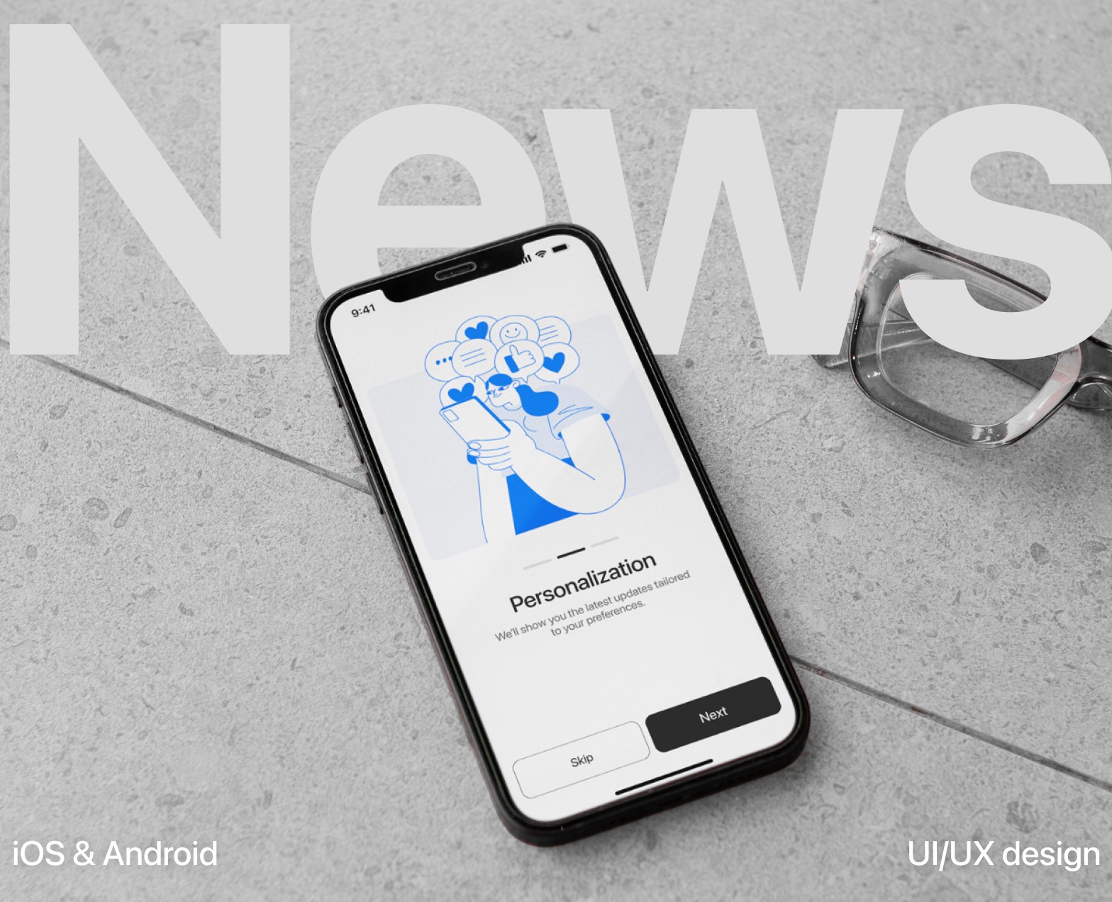 App Eagle Eye News — Интерфейсы на Dprofile