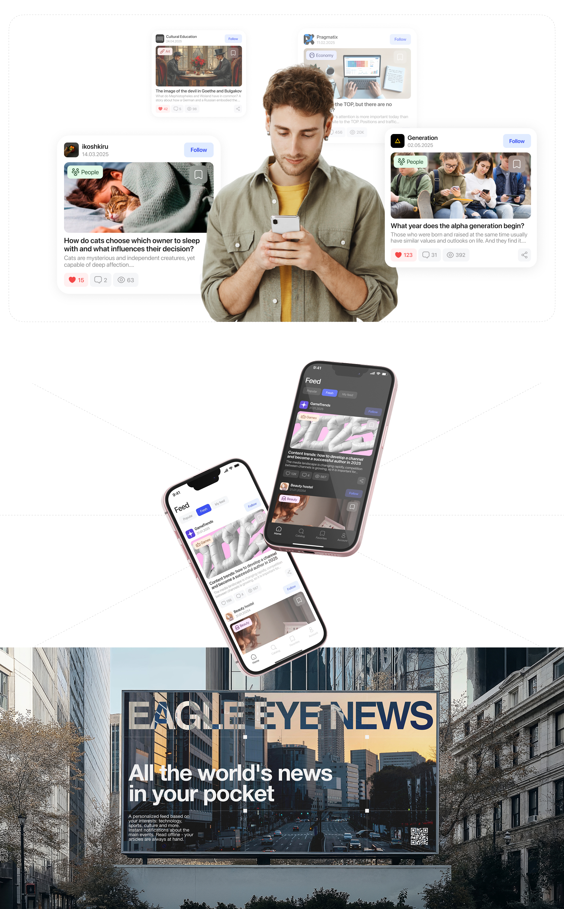 App Eagle Eye News — Изображение №11 — Интерфейсы на Dprofile