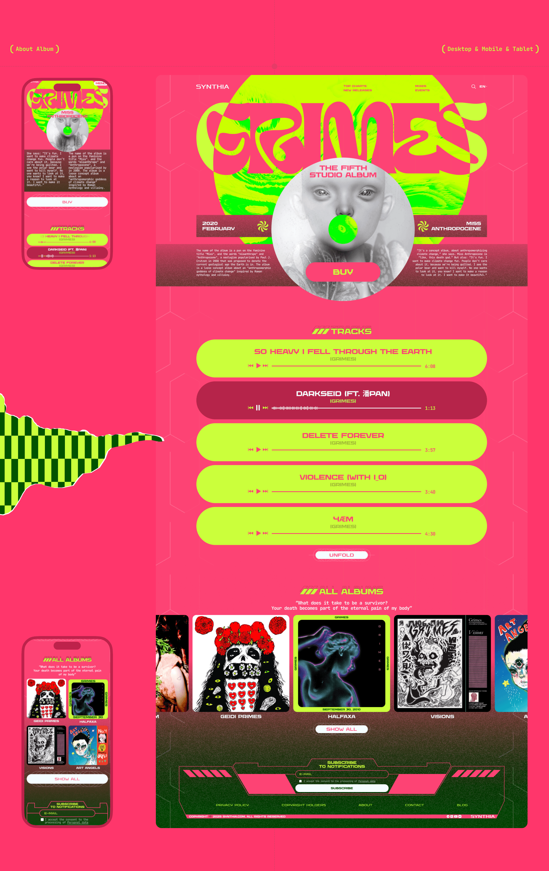 GRIMES | Corporate Website — Изображение №10 — Интерфейсы на Dprofile