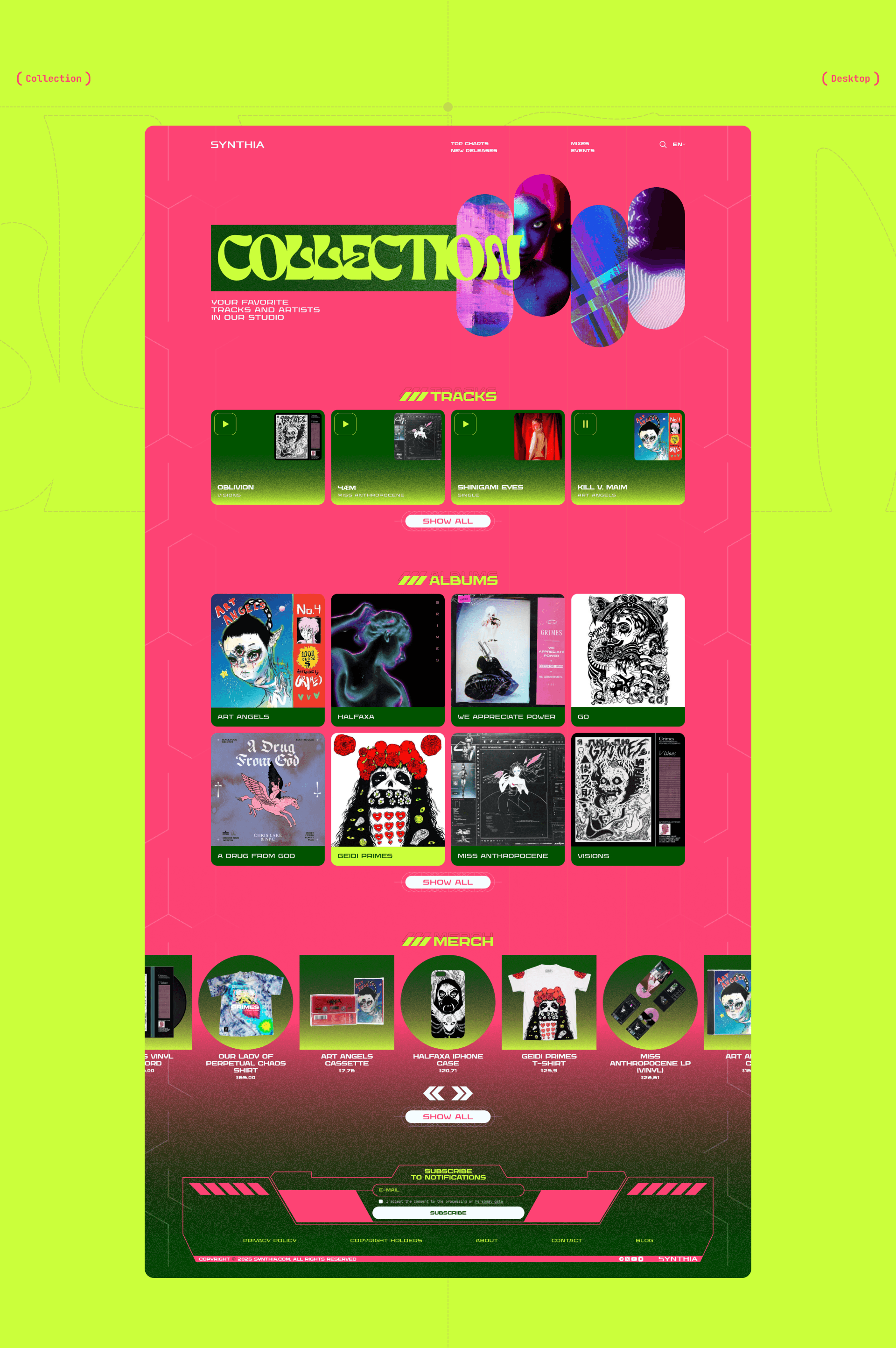 GRIMES | Corporate Website — Изображение №7 — Интерфейсы на Dprofile