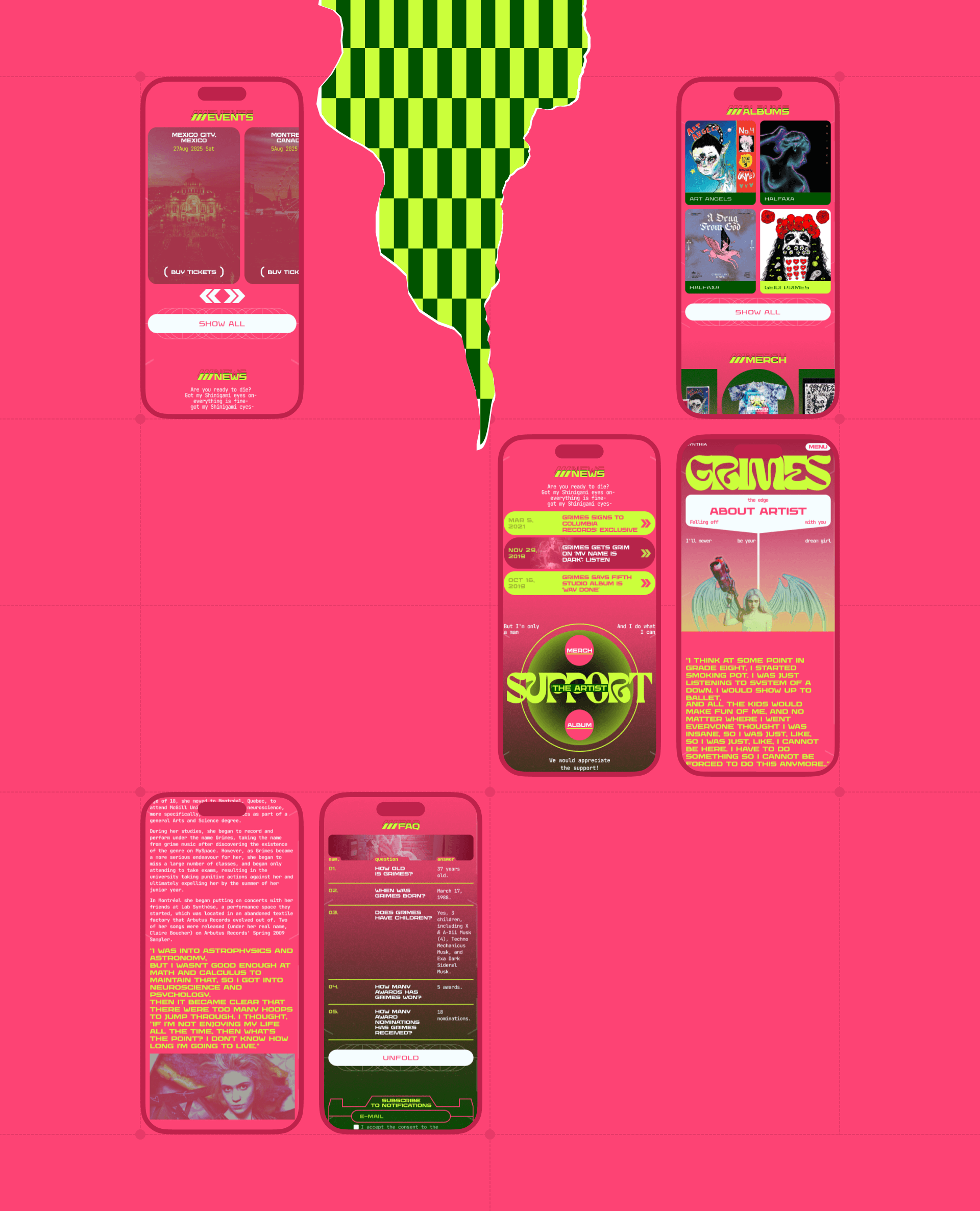 GRIMES | Corporate Website — Изображение №16 — Интерфейсы на Dprofile