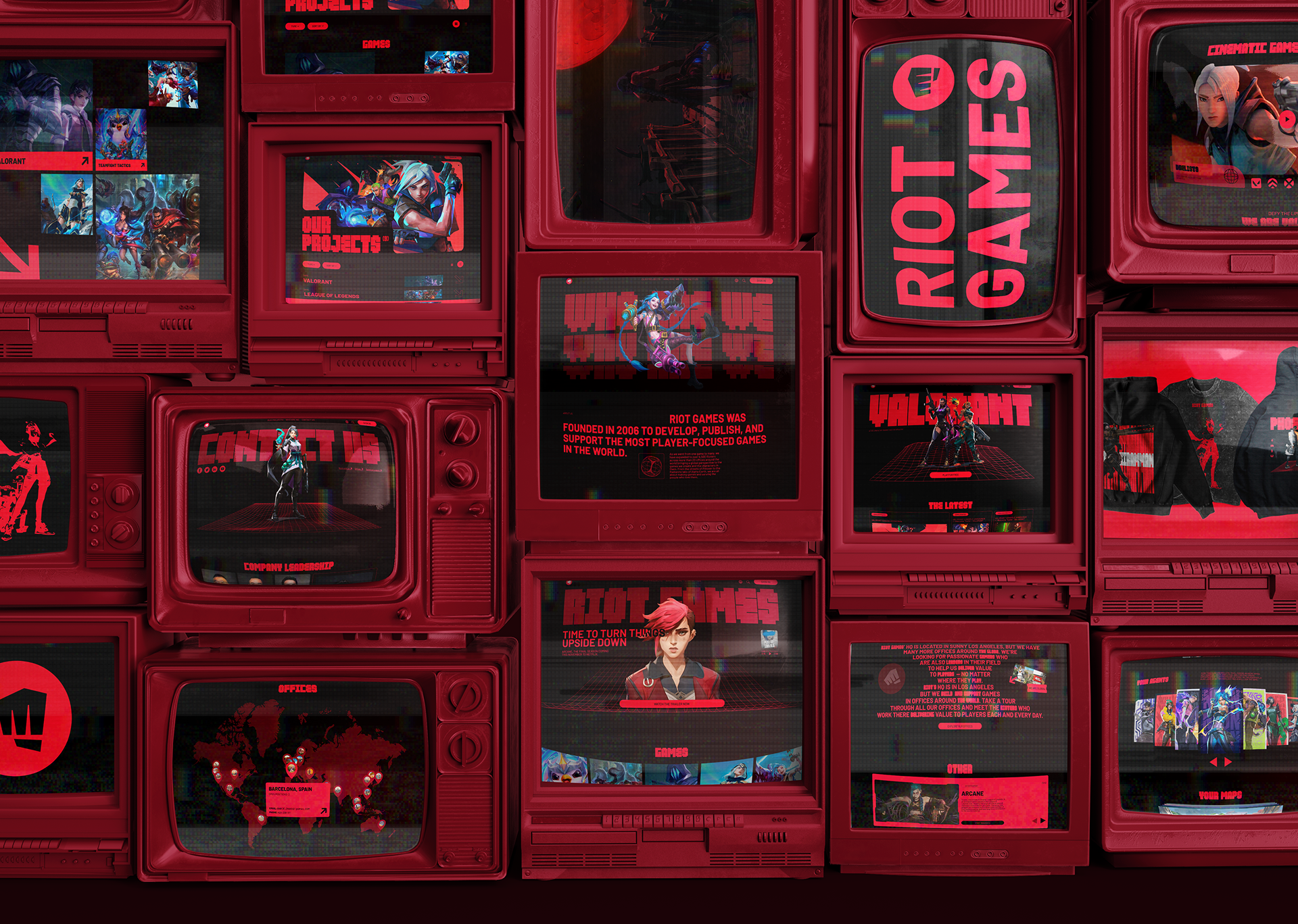 RIOT GAMES | CORPORATE WEBSITE REDESIGN — Изображение №10 — Интерфейсы на Dprofile