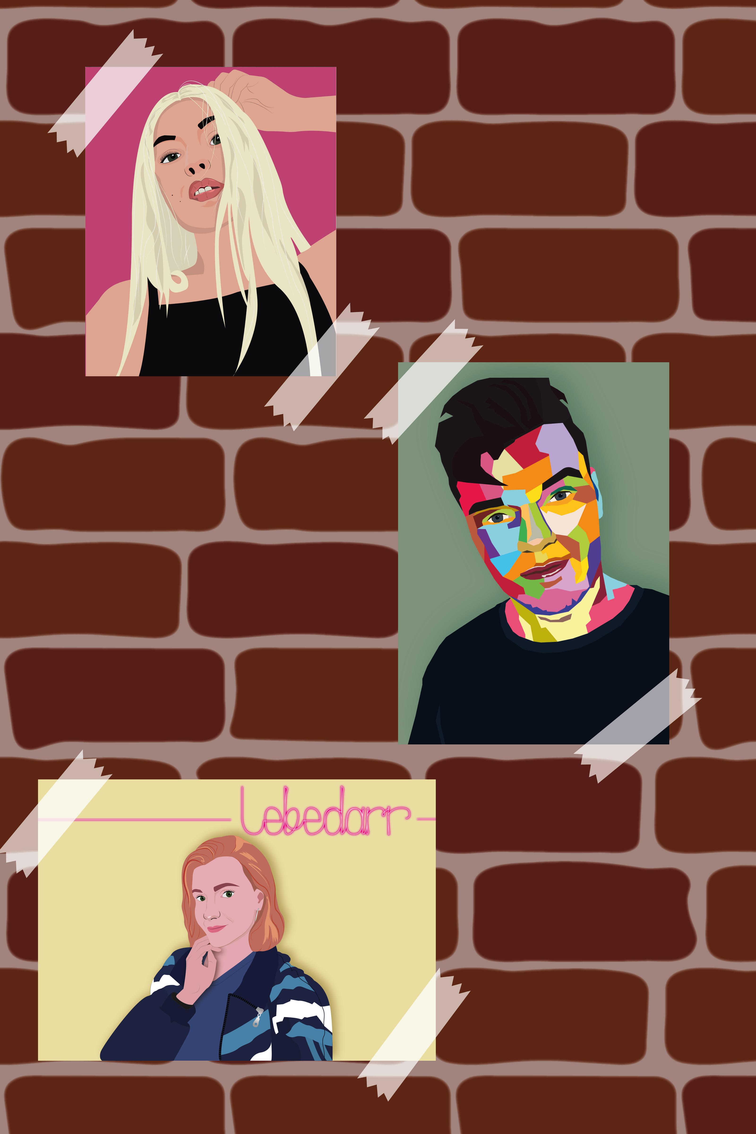 Vectot portraits — Изображение №1 — Иллюстрация на Dprofile